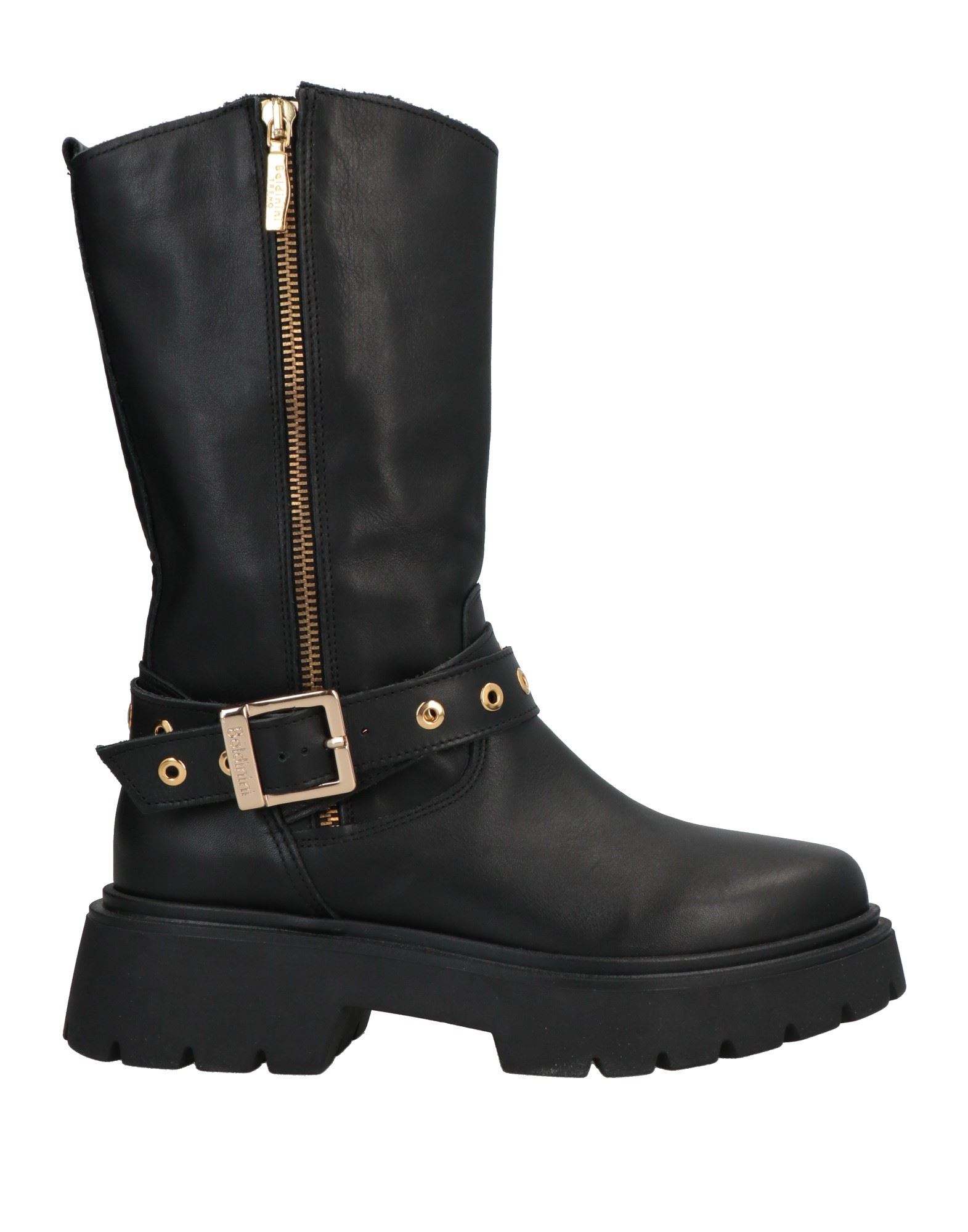 Shop Baldinini Woman Ankle Boots Black Size 6 Calfskin