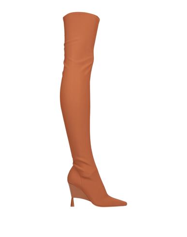 Gia Rhw Gia / Rhw Woman Boot Tan Size 6 Textile Fibers In Black