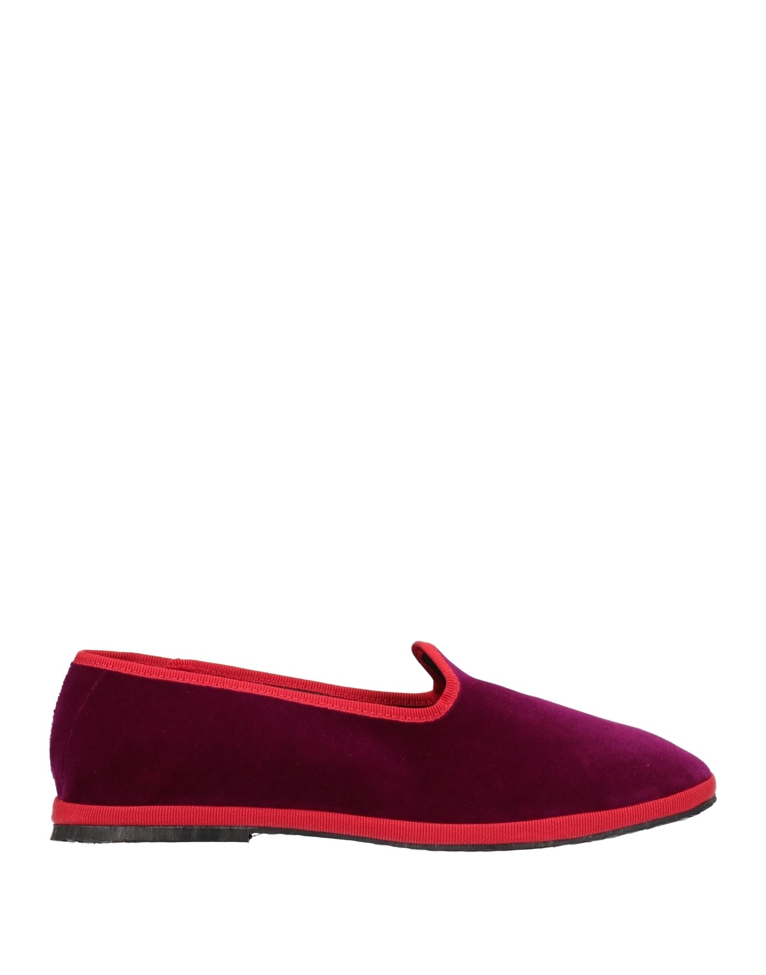 Habille Original Friulian Shoes Made Of Velvet - Produced In Friuli In Deep Purple
