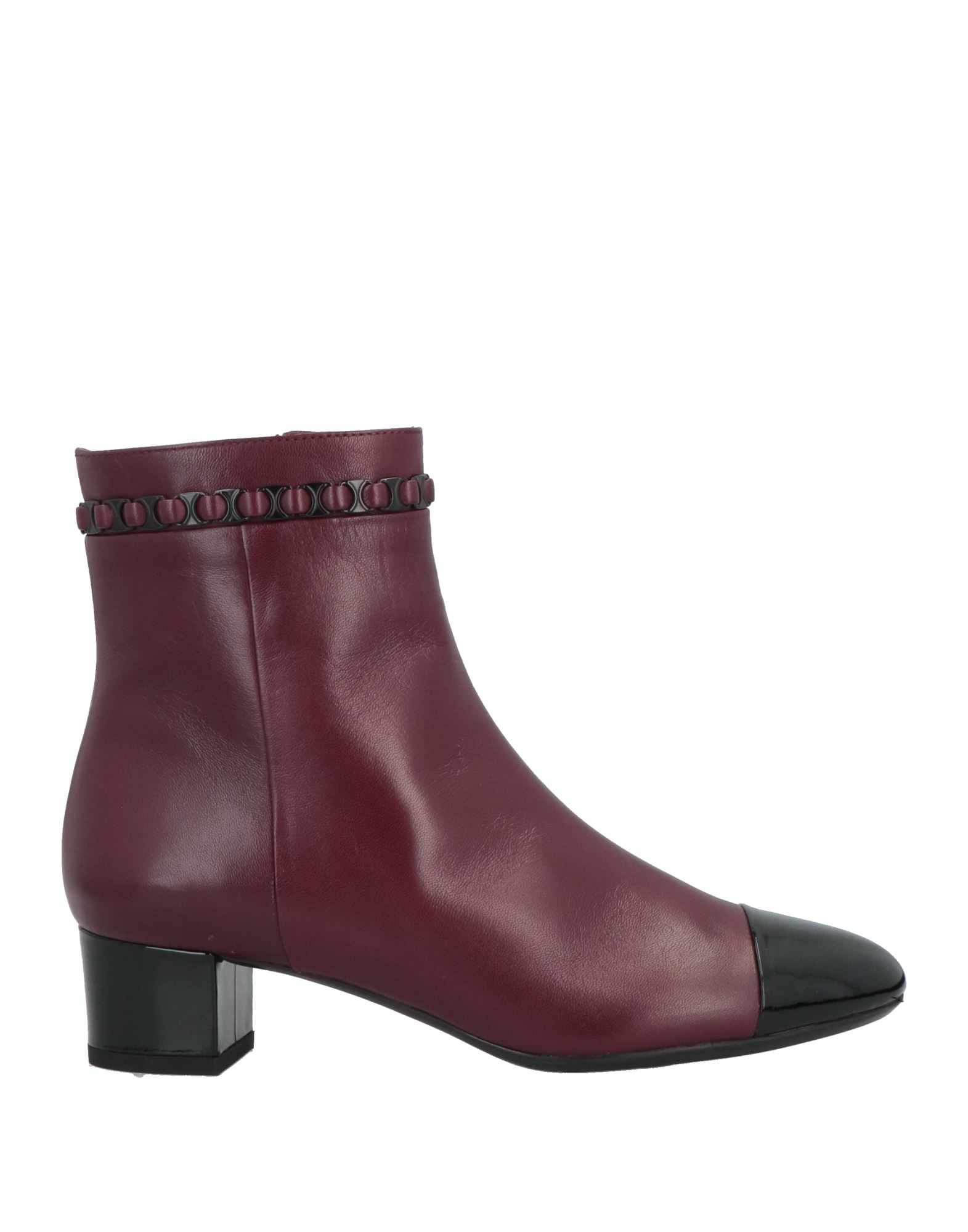 Pas De Rouge Ankle Boots In Purple