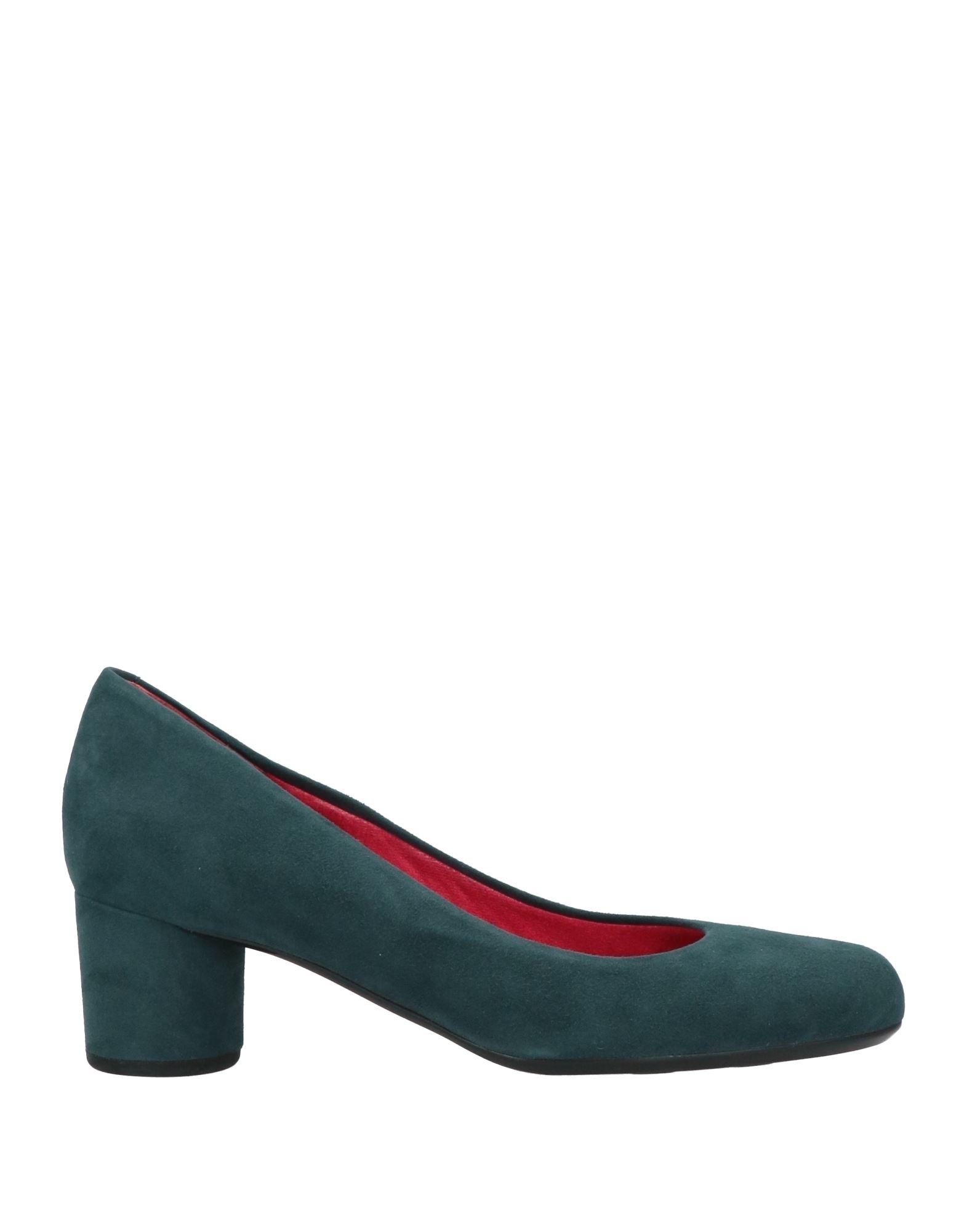 Pas De Rouge Pumps In Deep Jade