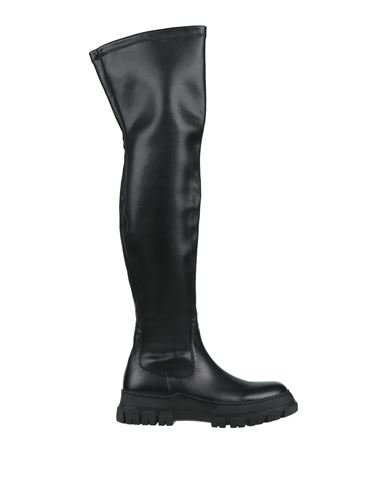 181 Woman Knee Boots Black Size 10 Soft Leather