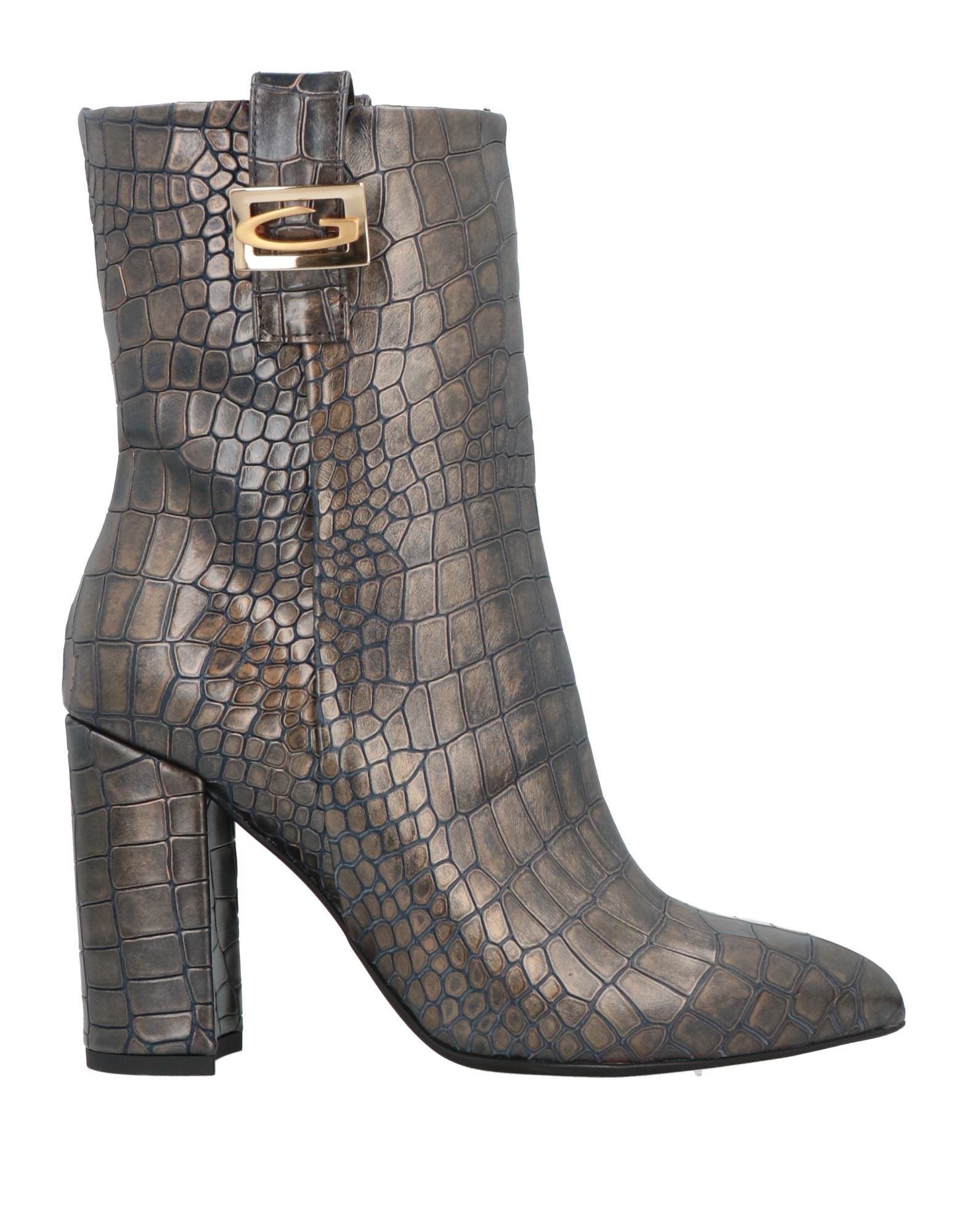 Alberto Guardiani Ankle Boots In Bronze