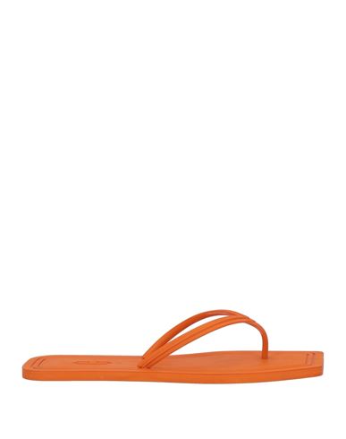 Shop Carlotha Ray Woman Thong Sandal Orange Size 7-8 Rubber