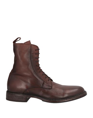 Moma Man Ankle Boots Cocoa Size 13 Calfskin In Brown