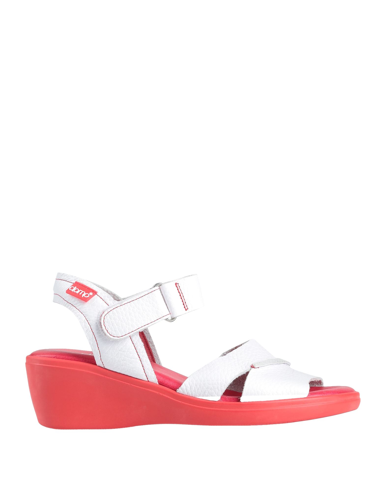 Clamp Sandals In White