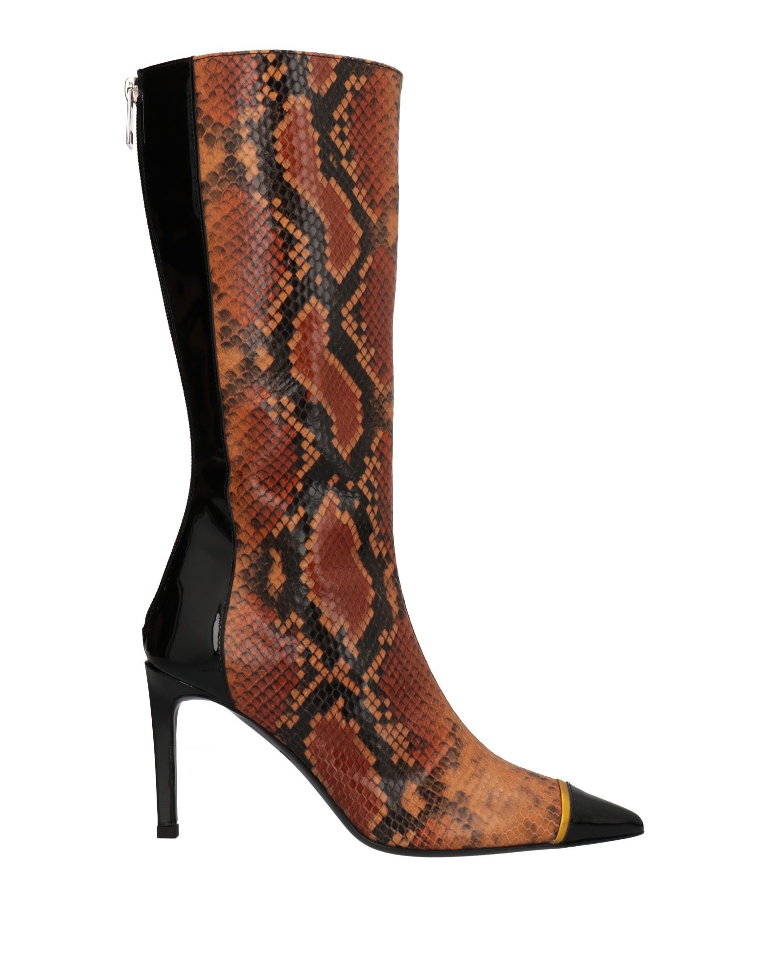 Just Cavalli Knee Boots In Camel