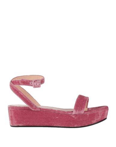 Emilio Pucci Woman Sandals Pastel Pink Size 10 Textile Fibers