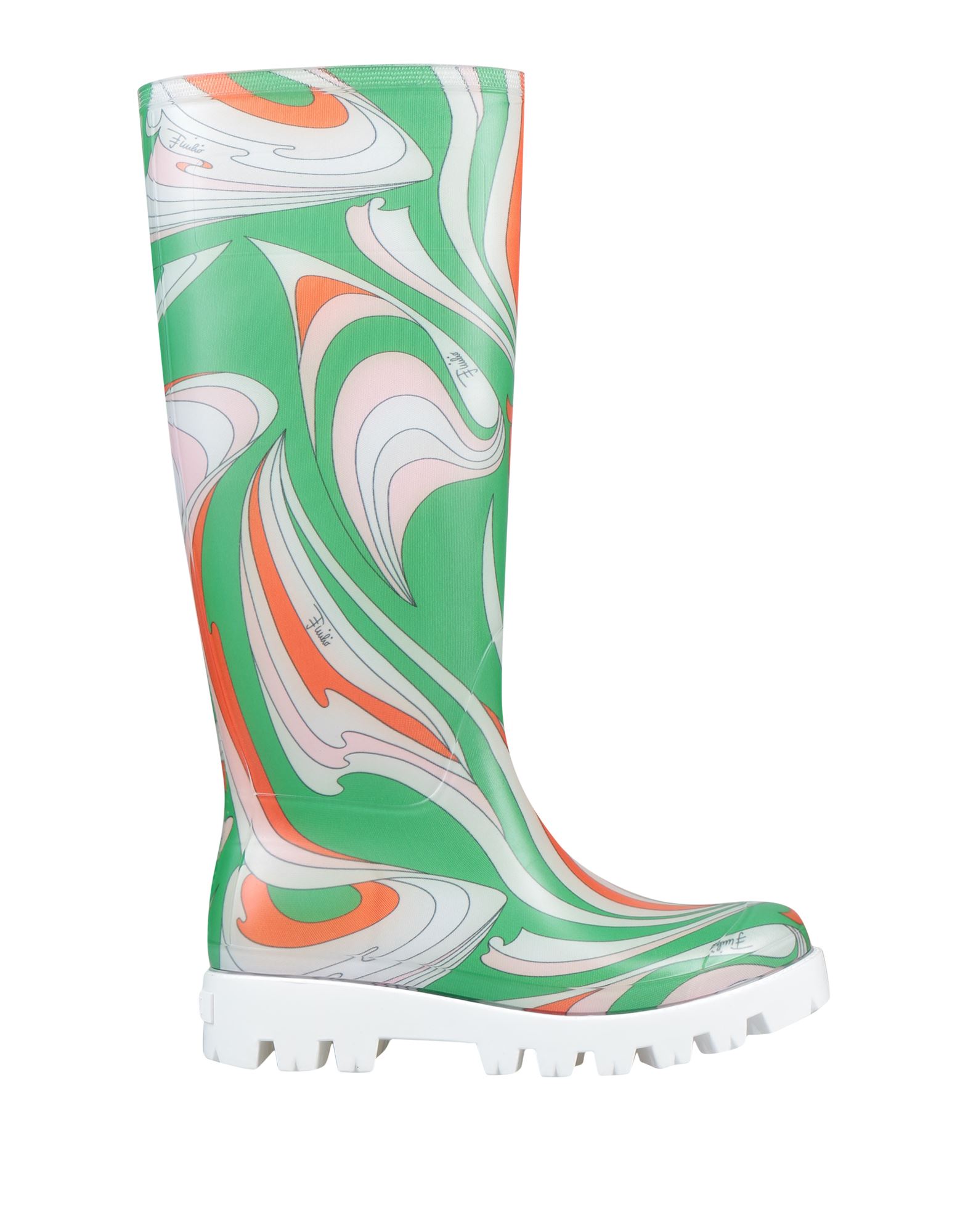 Emilio Pucci Knee Boots In Green