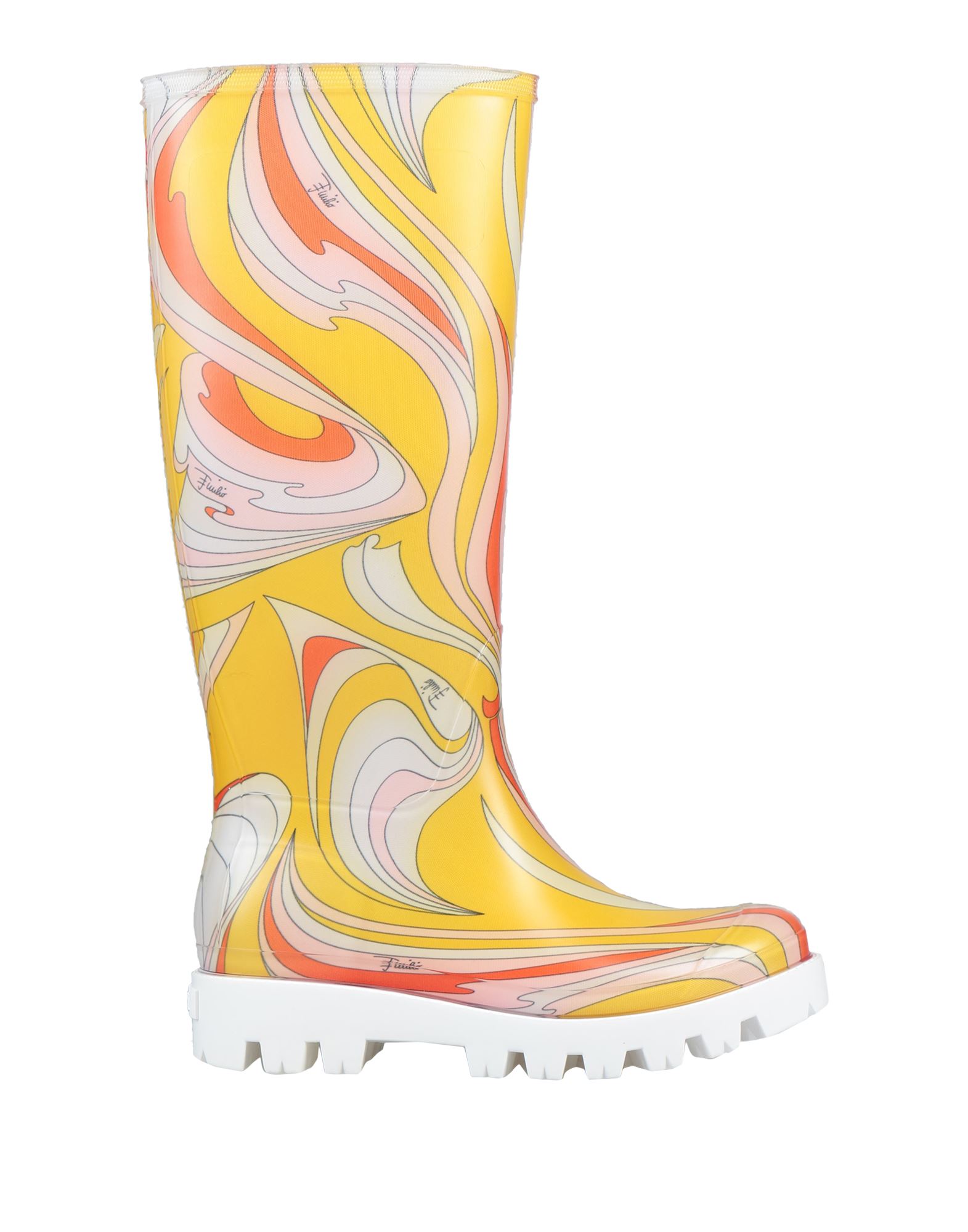 Emilio Pucci Knee Boots In Yellow