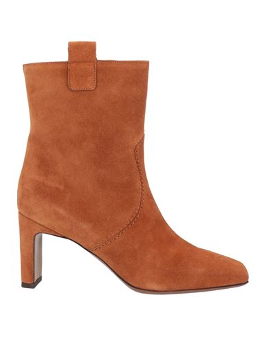 L'autre Chose L' Autre Chose Woman Ankle Boots Camel Size 7 Soft Leather In Beige