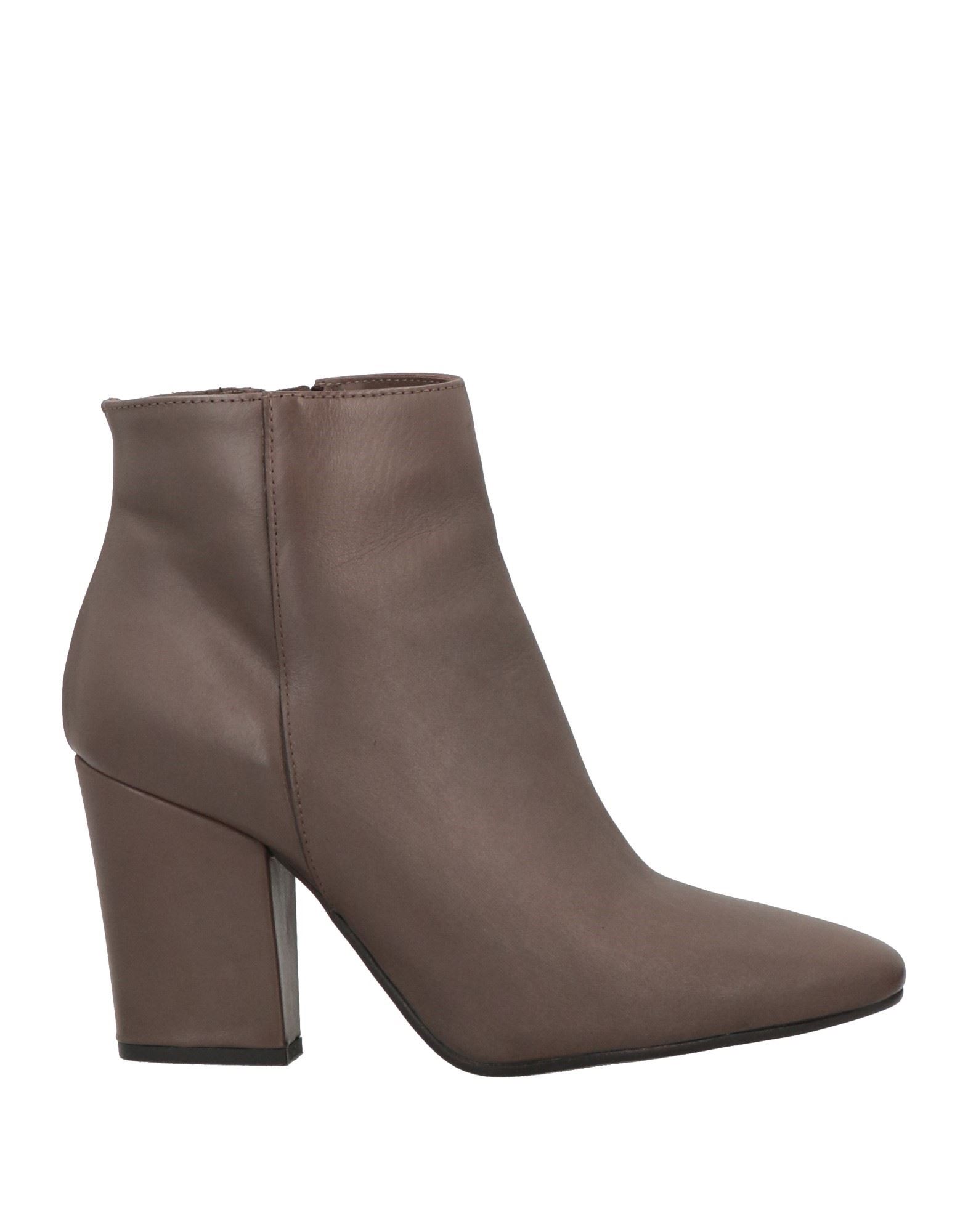 Angela George Ankle Boots In Khaki