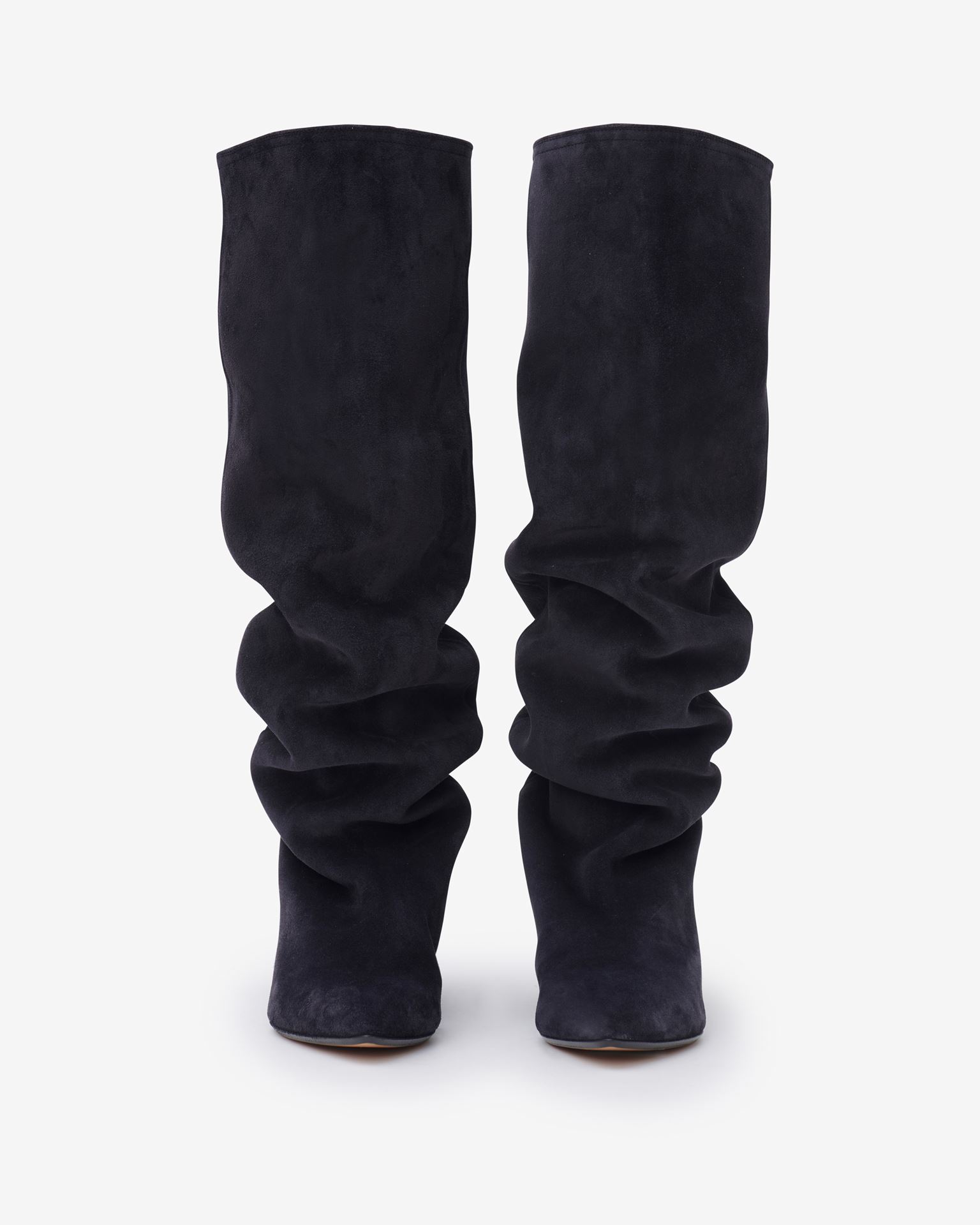 Isabel Marant Skarlet Suede Flat Boots In Grey