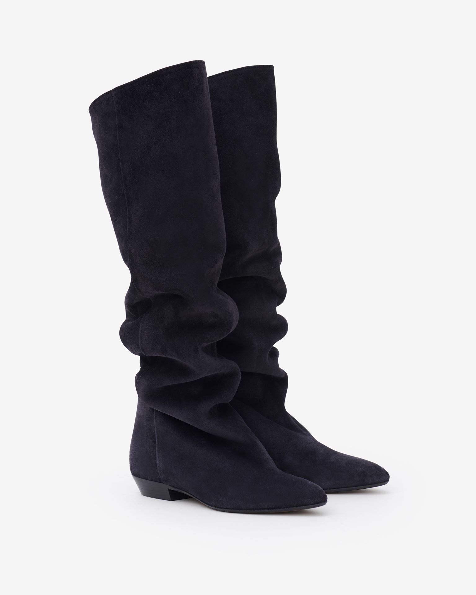 Isabel Marant, Skarlet Suede Flat Boots - Women - Grey