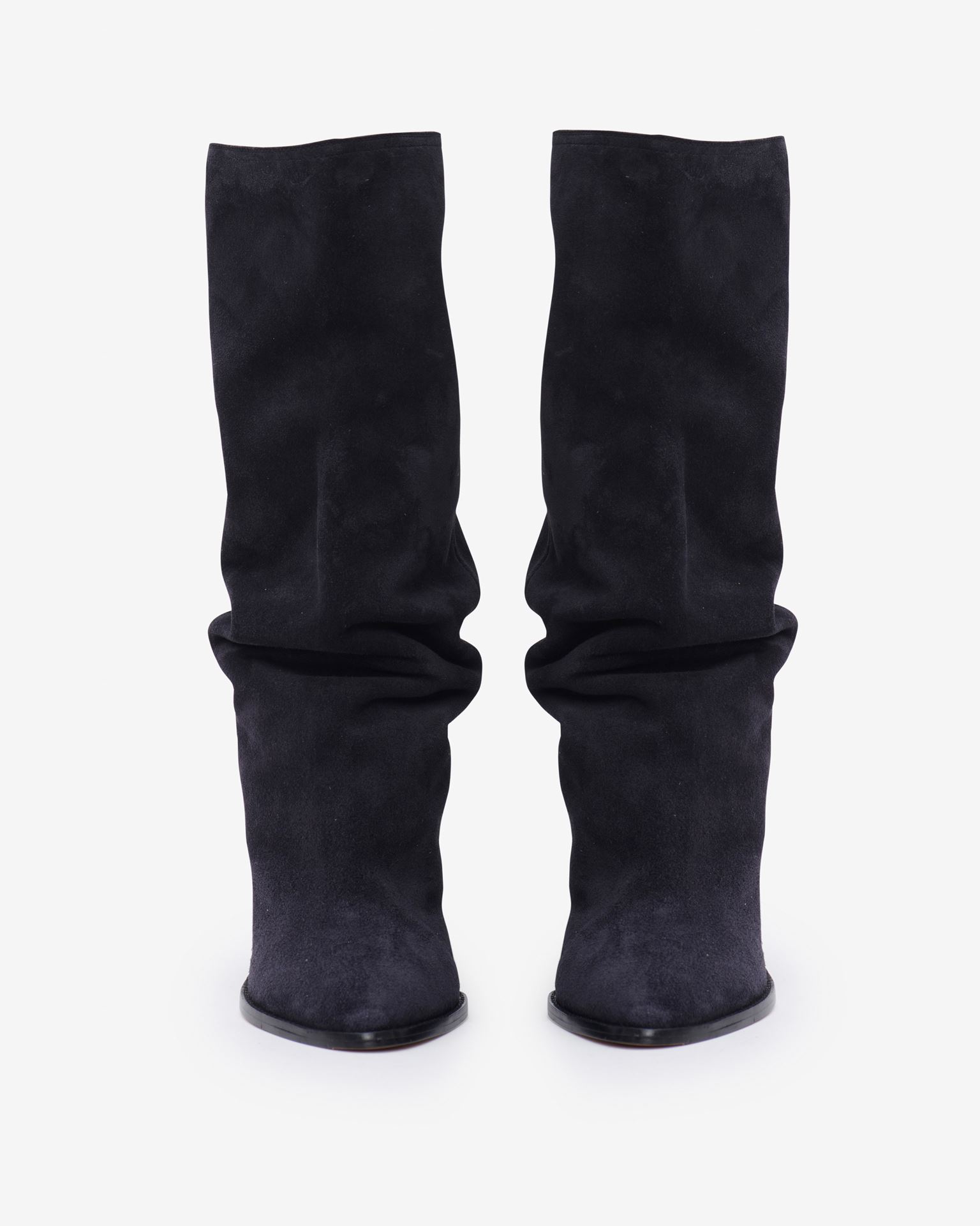 Isabel Marant Rouxy Suede Boots In Grey