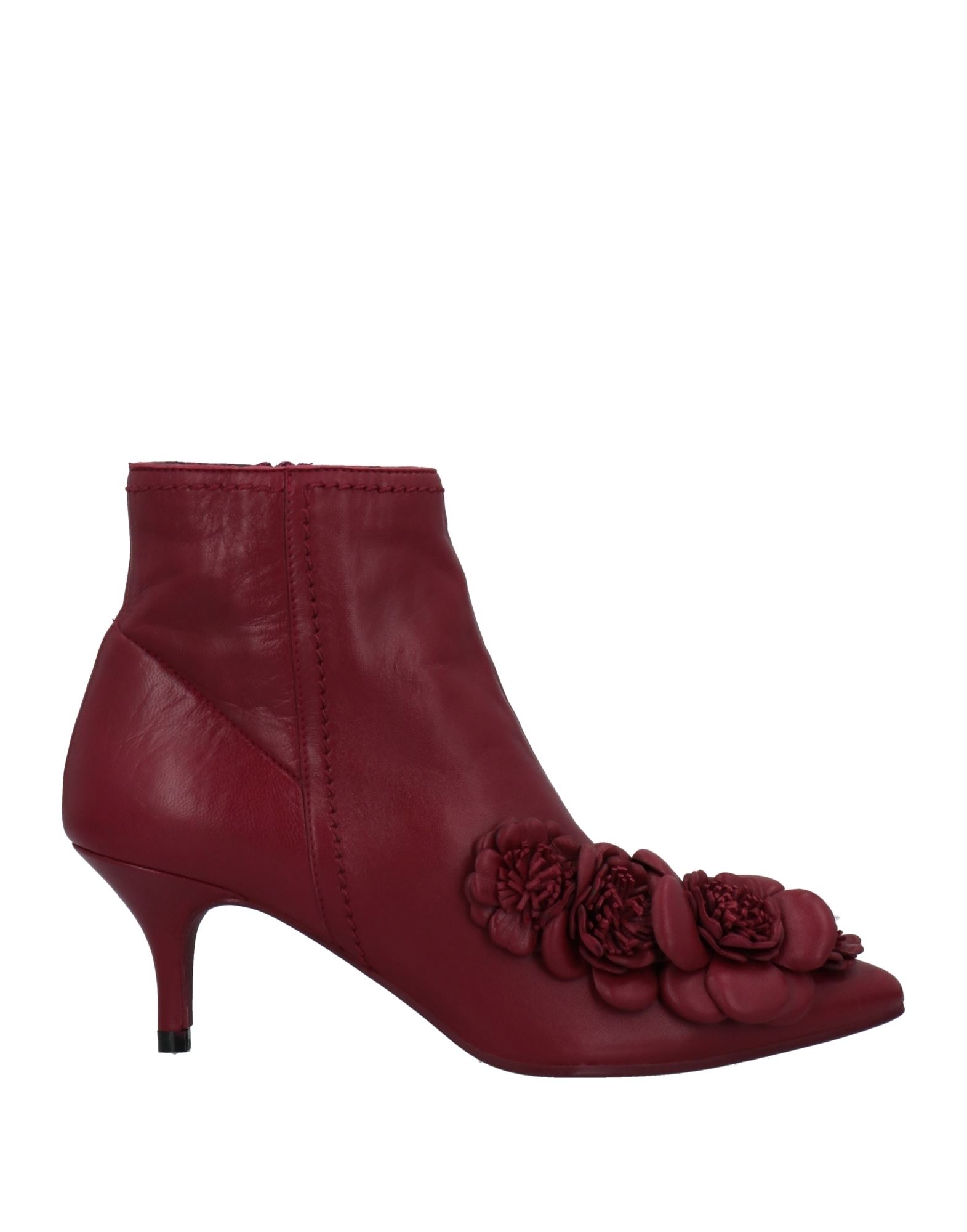 Daniele Ancarani Ankle Boots In Maroon