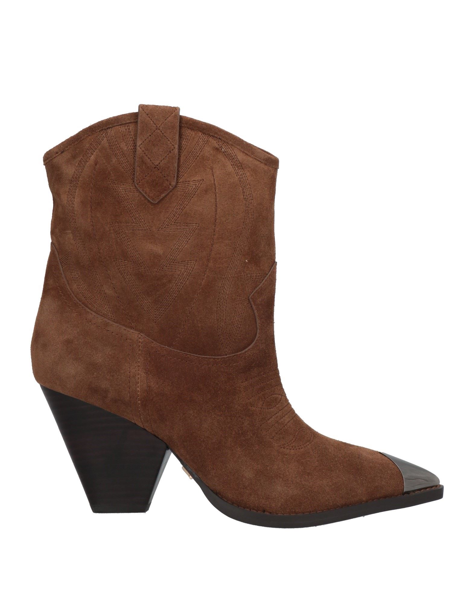 Lola Cruz Ankle Boots In Brown