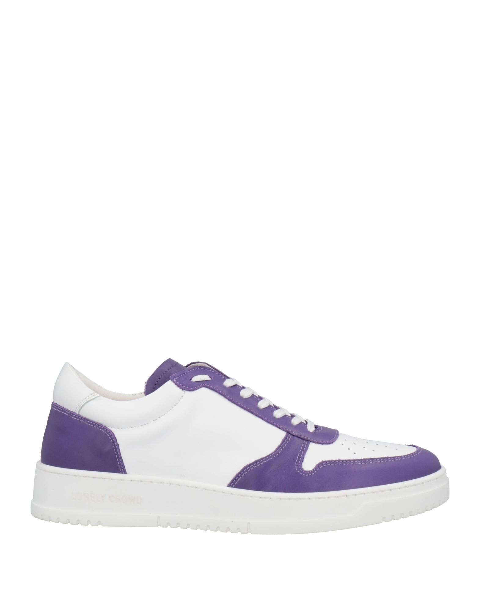 Shop Lonely Crowd Man Sneakers Purple Size 8 Soft Leather