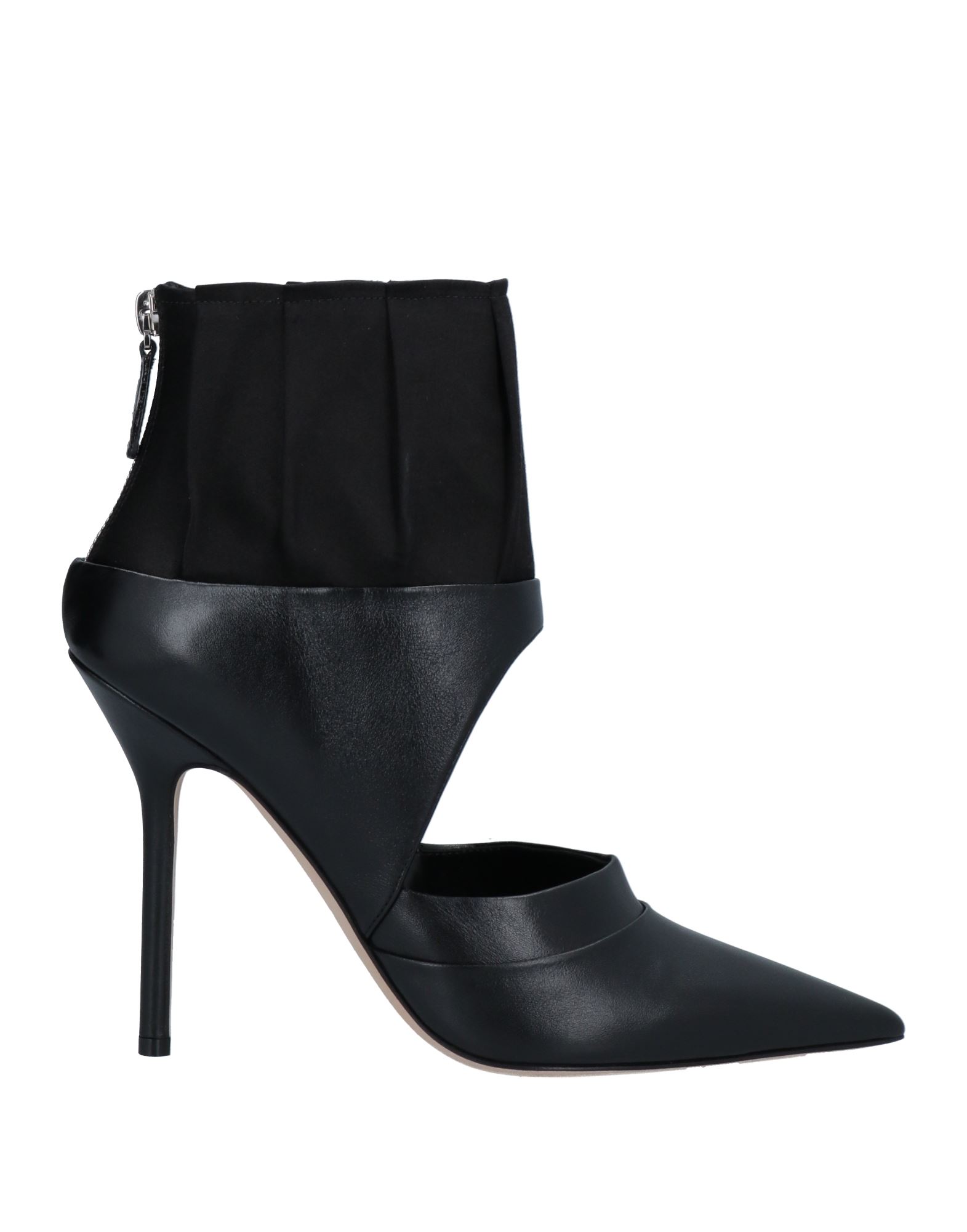 Shop Becki Coakley Woman Ankle Boots Black Size 8 Soft Leather, Textile Fibers
