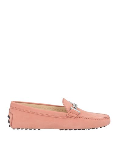 Tod's Woman Loafers Blush Size 7.5 Soft Leather In Pink
