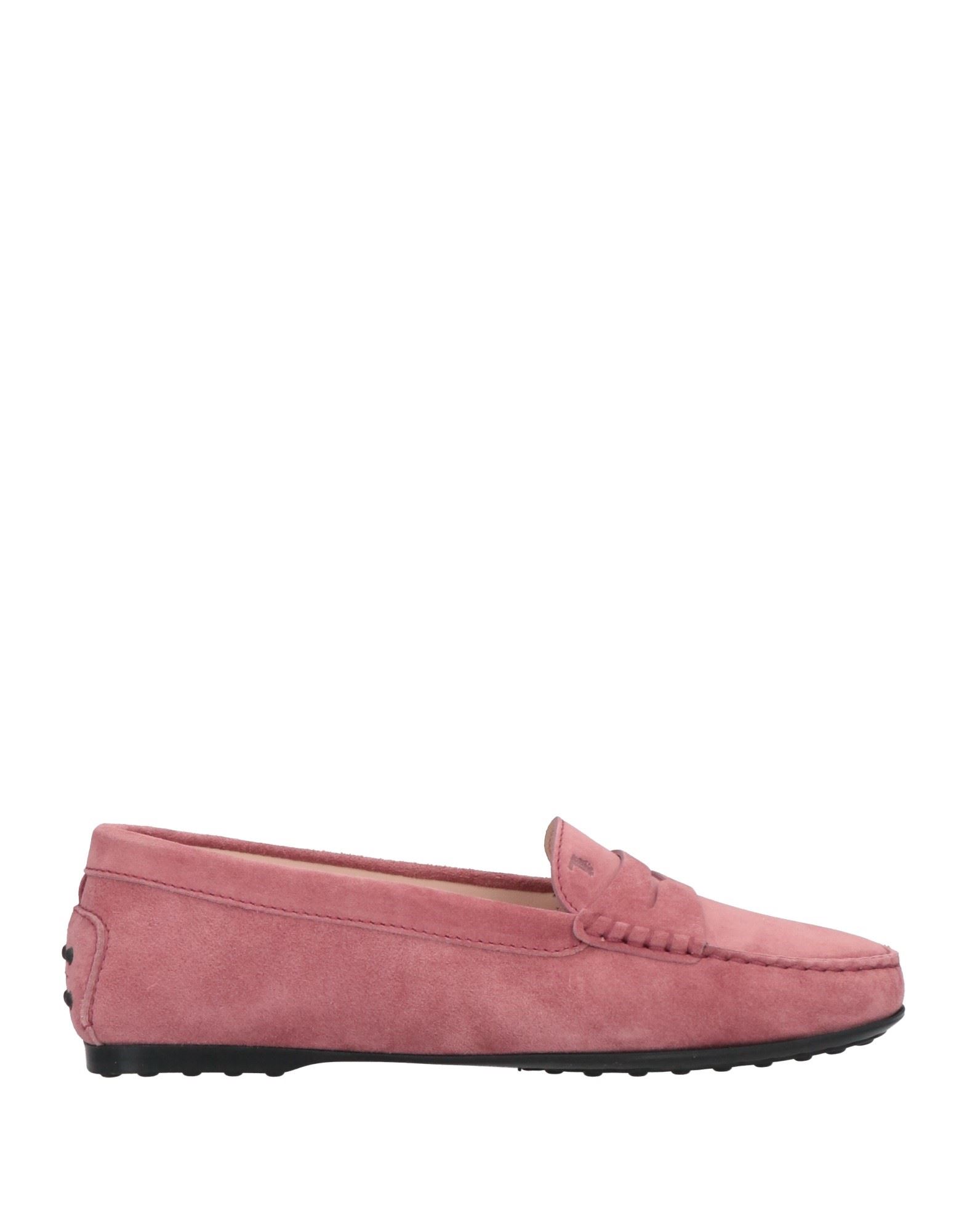 Tod's Woman Loafers Pastel Pink Size 5 Soft Leather