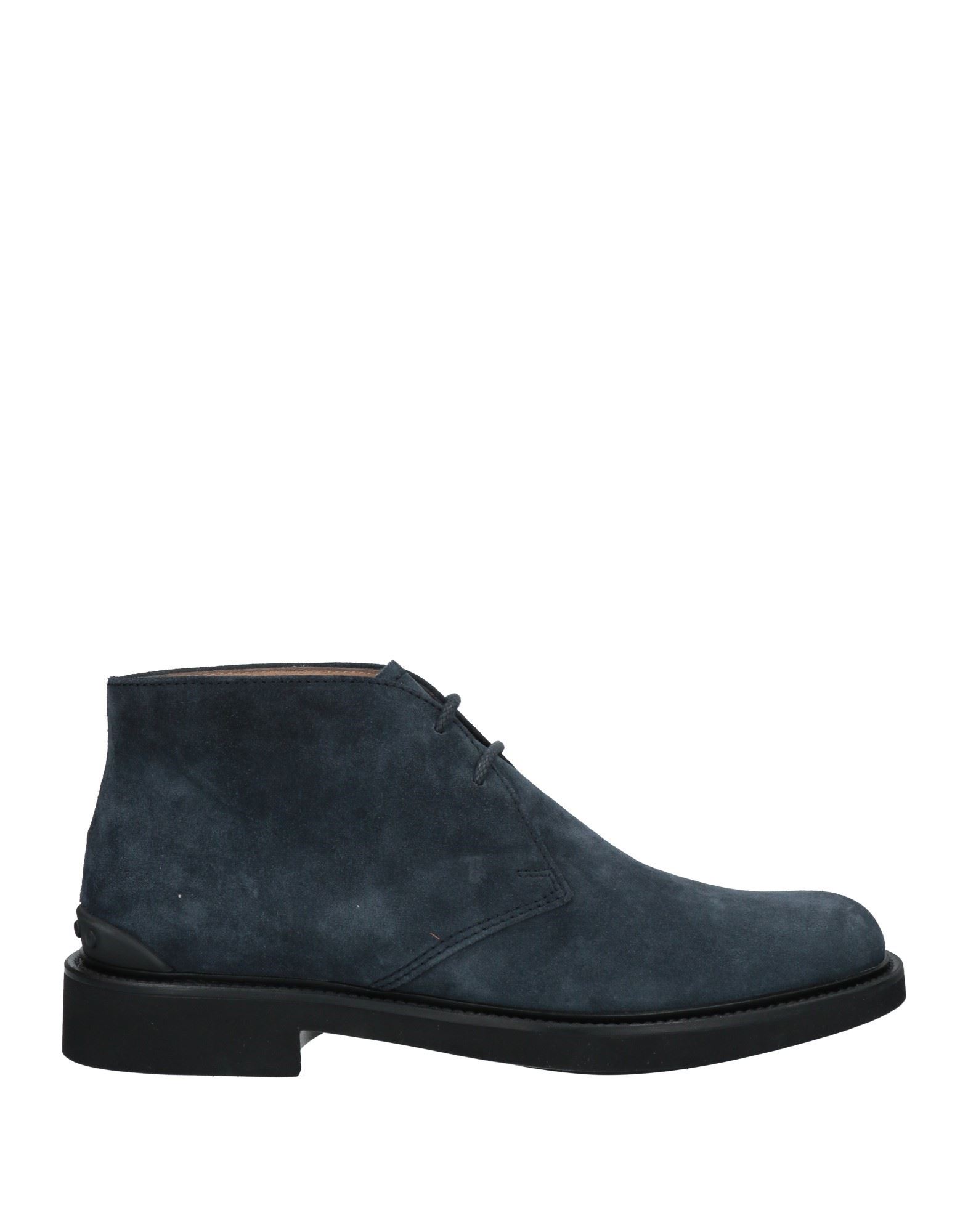 Shop Tod's Man Ankle Boots Midnight Blue Size 8 Soft Leather