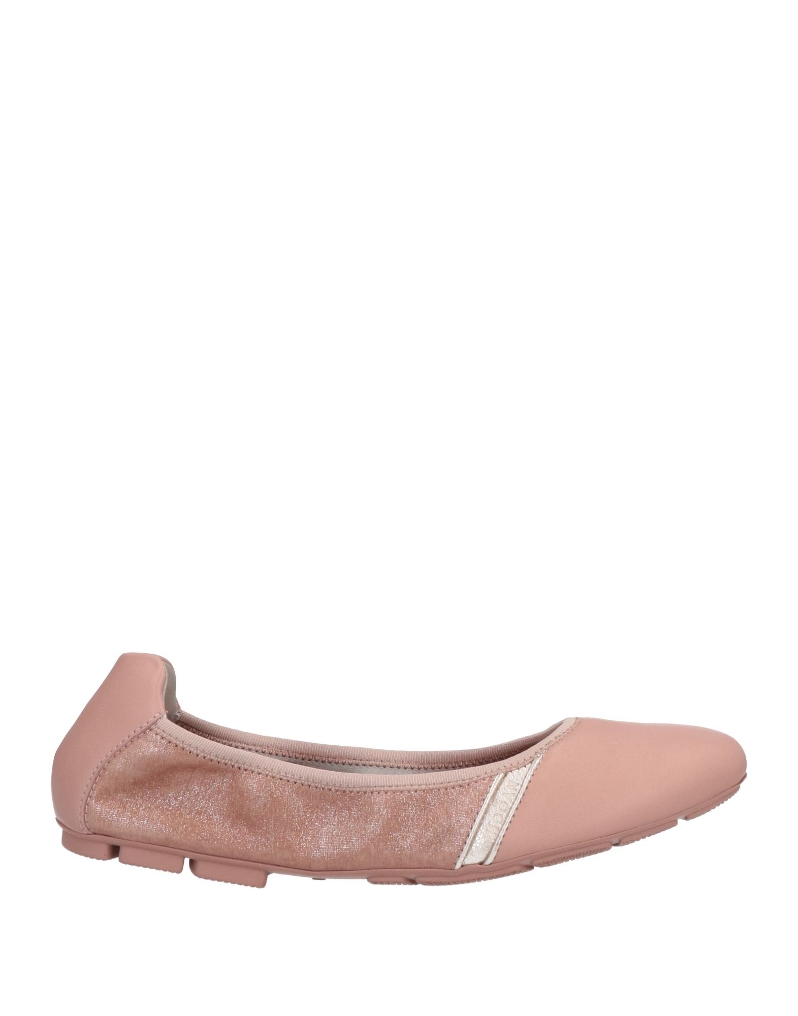 Shop Hogan Woman Ballet Flats Pastel Pink Size 6 Soft Leather