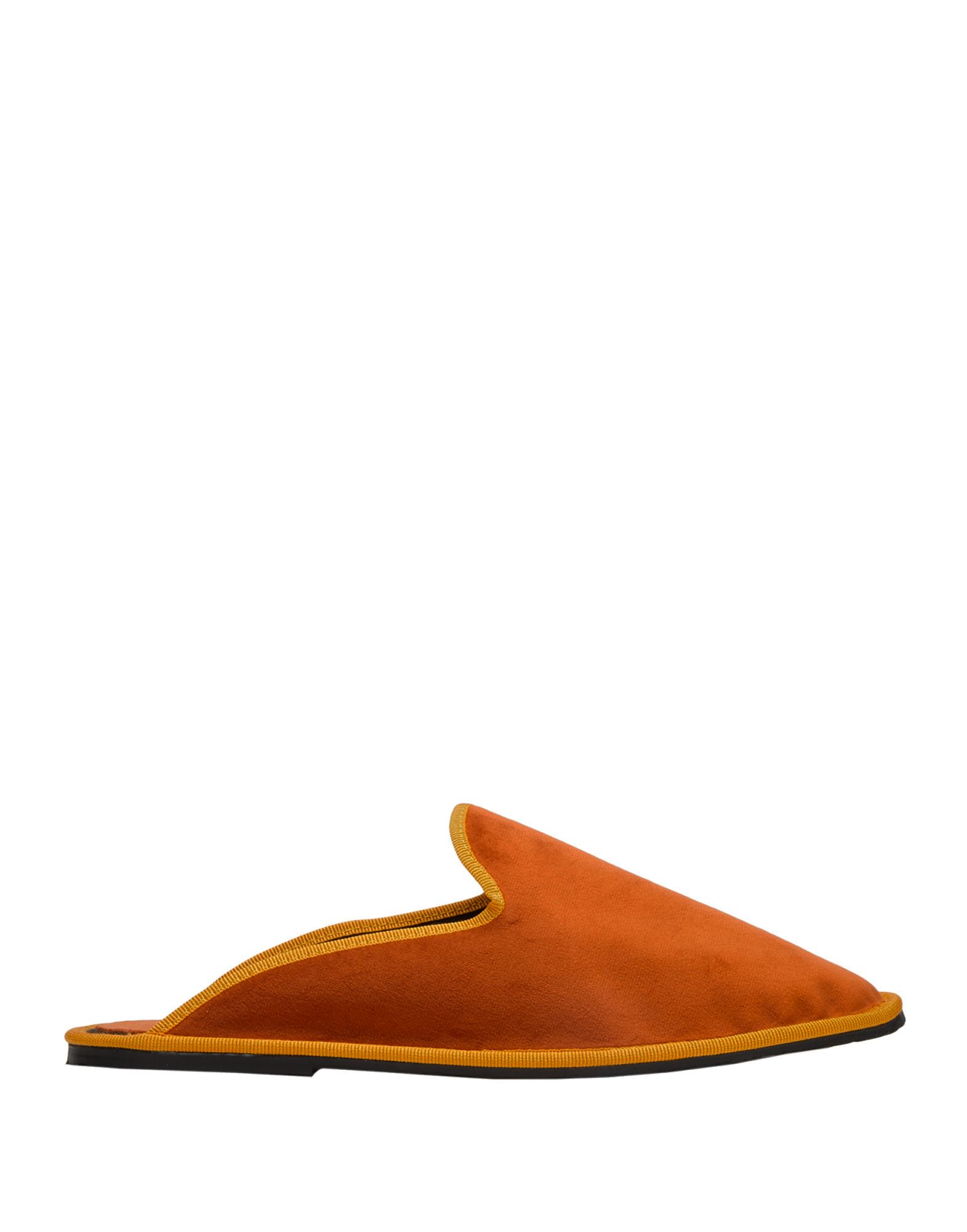 8 By Yoox Woman Mules & Clogs Orange Size 8 Polyester, Cotton