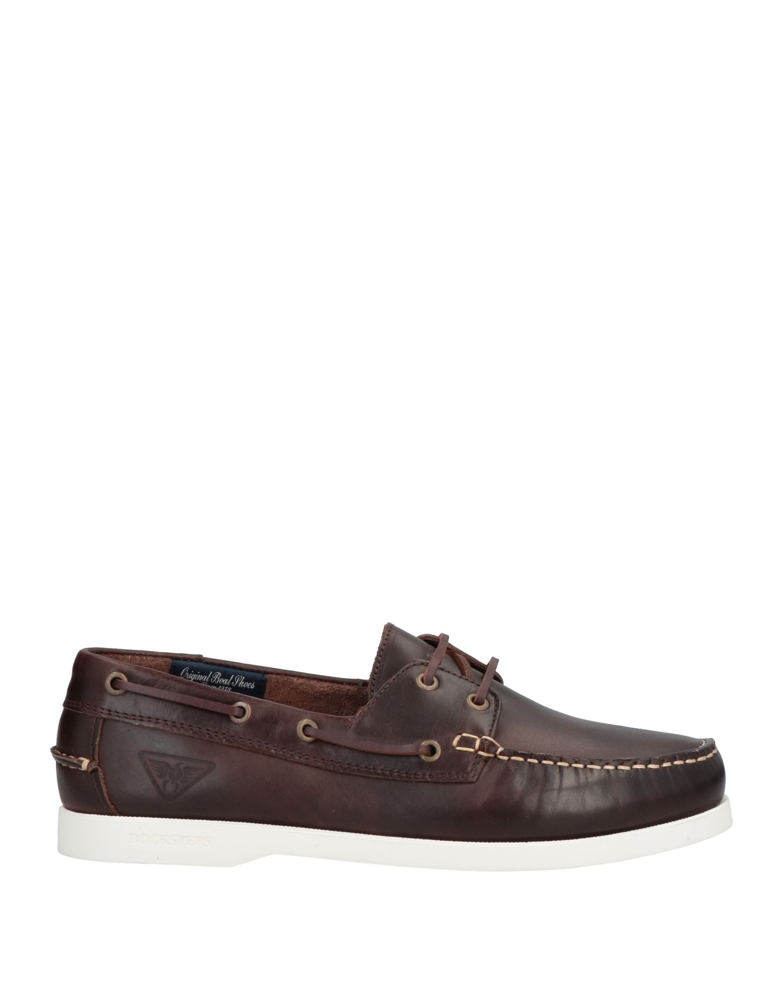 Shop Docksteps Man Loafers Dark Brown Size 11 Soft Leather