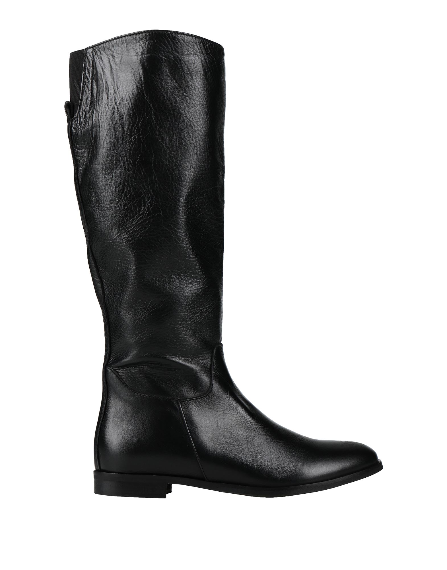 Accademia Knee Boots In Black