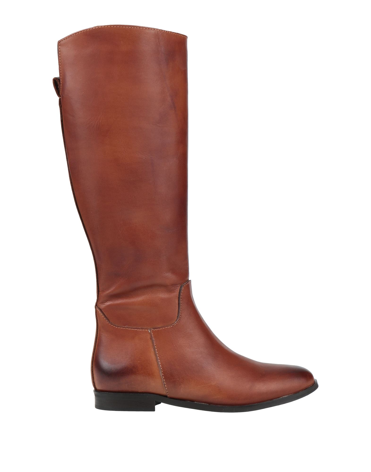 Accademia Knee Boots In Tan