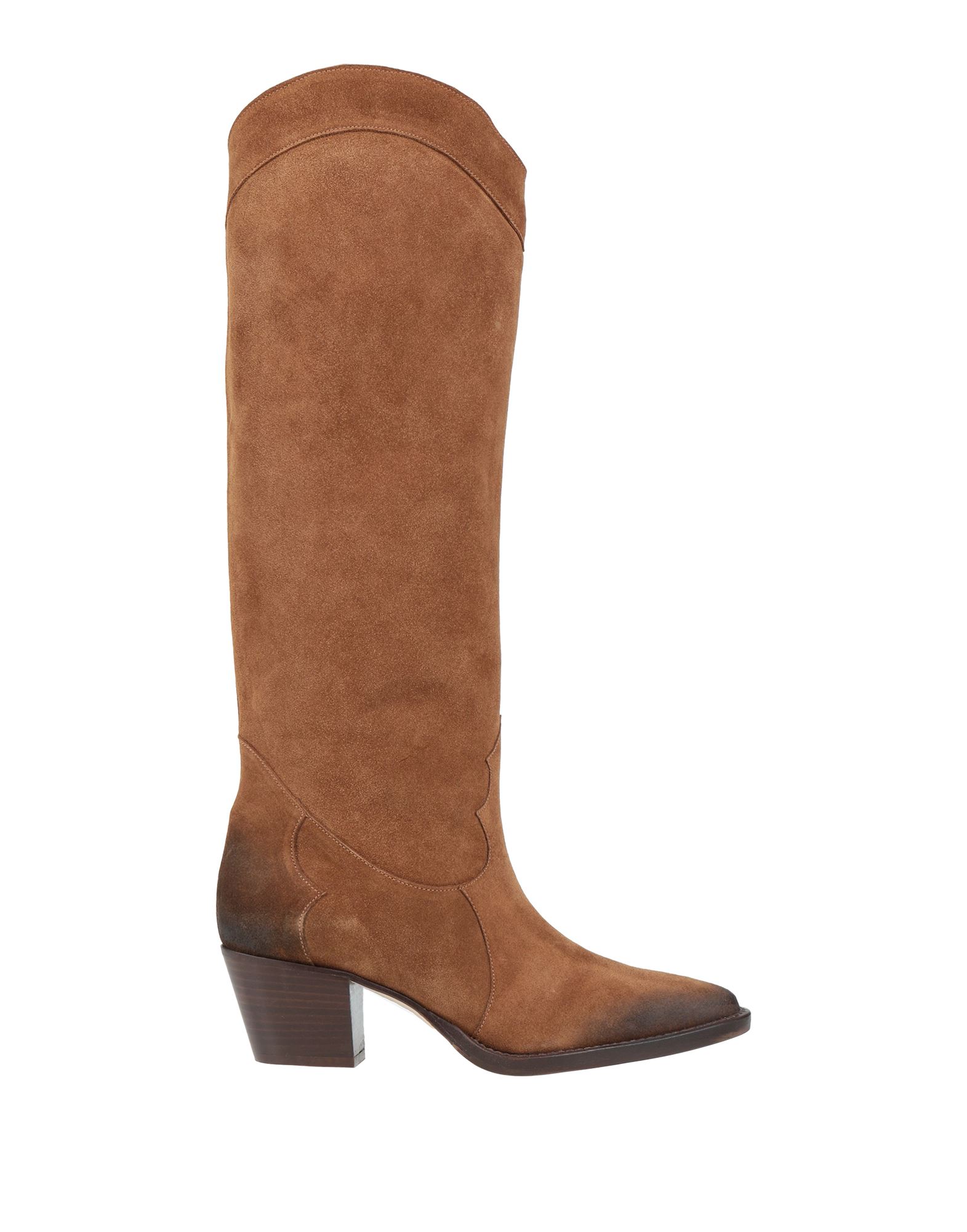 Dondup Knee Boots In Tan