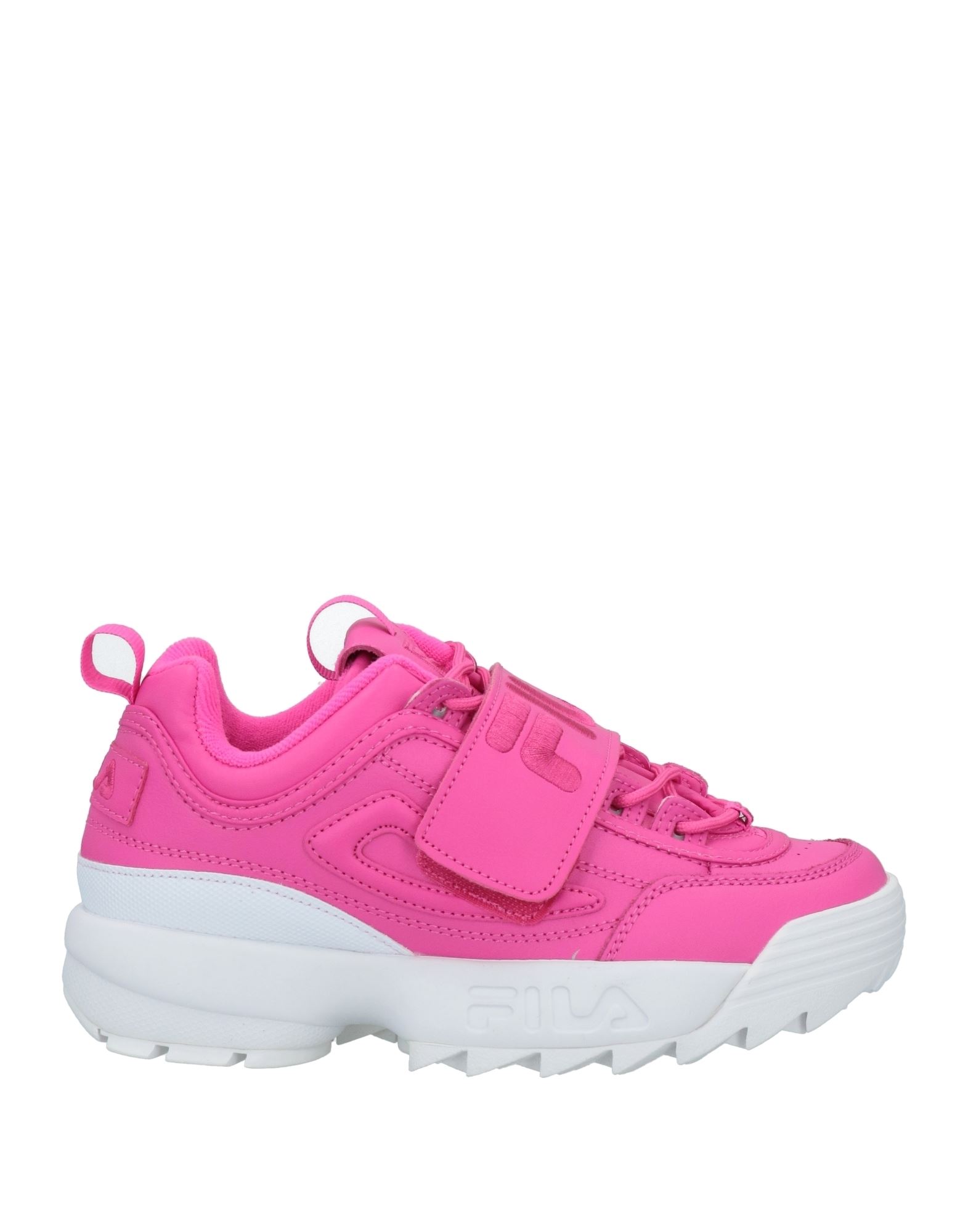 Shop Fila Woman Sneakers Fuchsia Size 6.5 Soft Leather In Pink