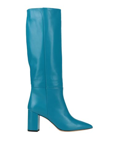 Islo Isabella Lorusso Woman Boot Azure Size 6 Soft Leather In Blue