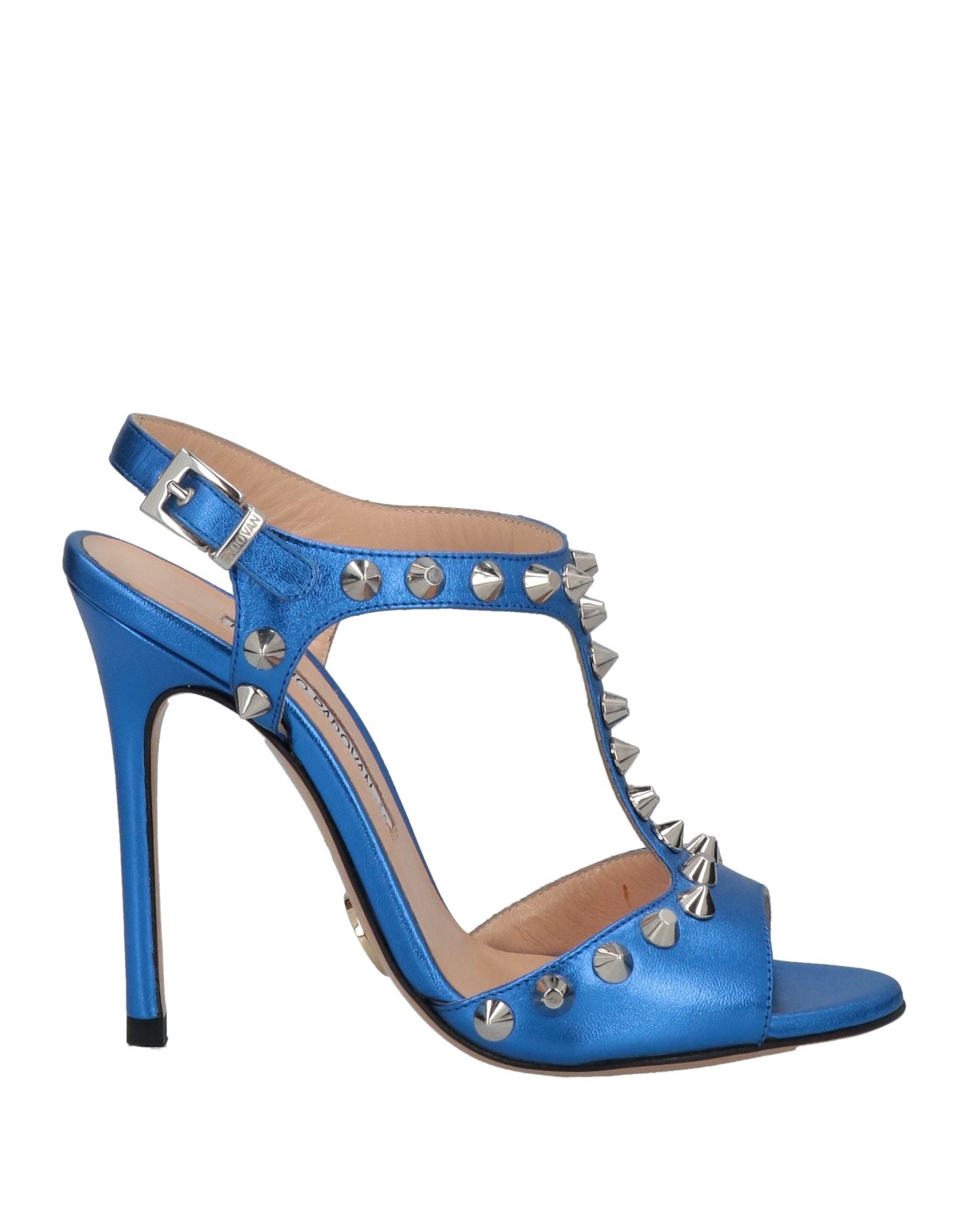 Luciano Padovan Sandals In Bright Blue