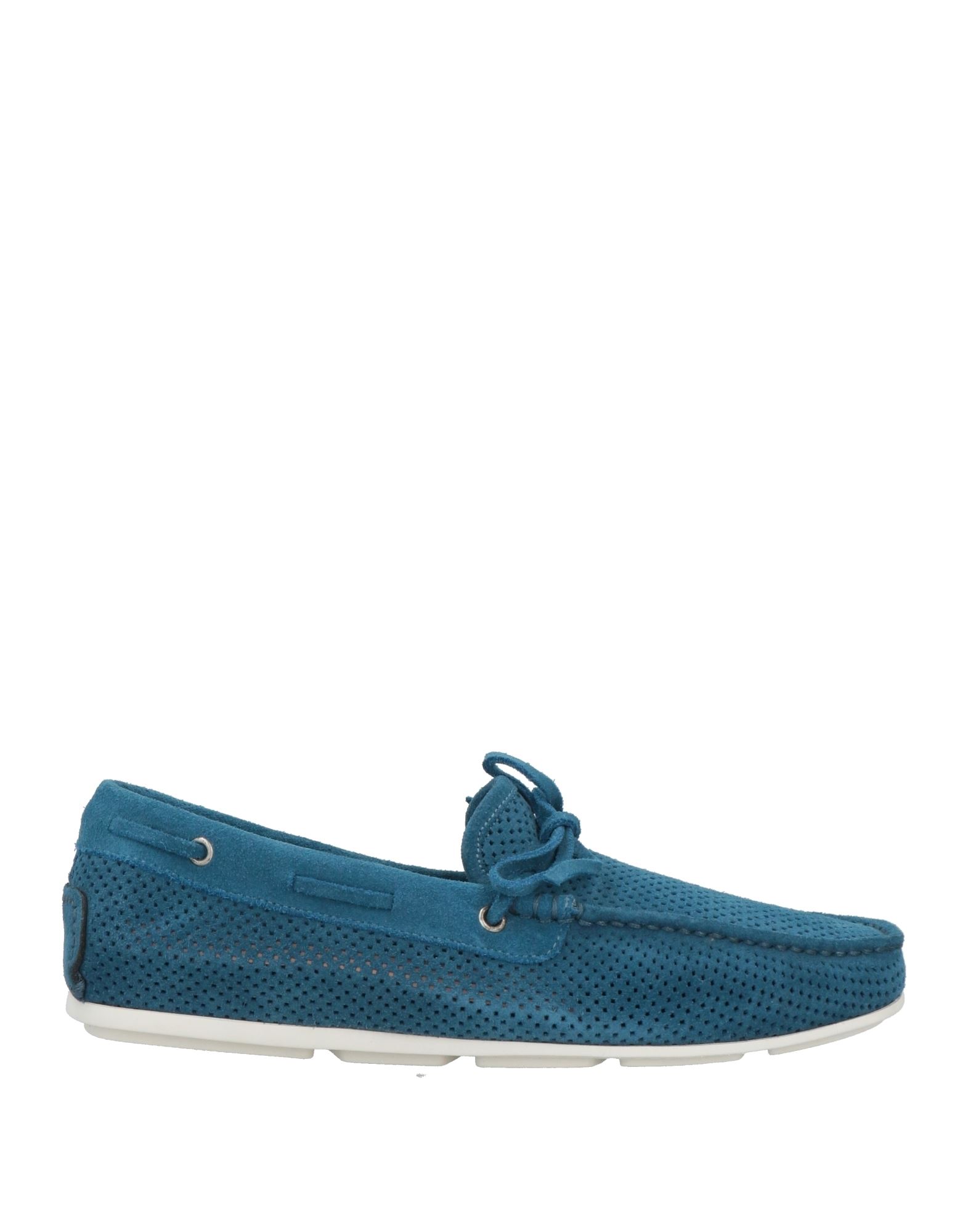 Santoni Loafers In Blue