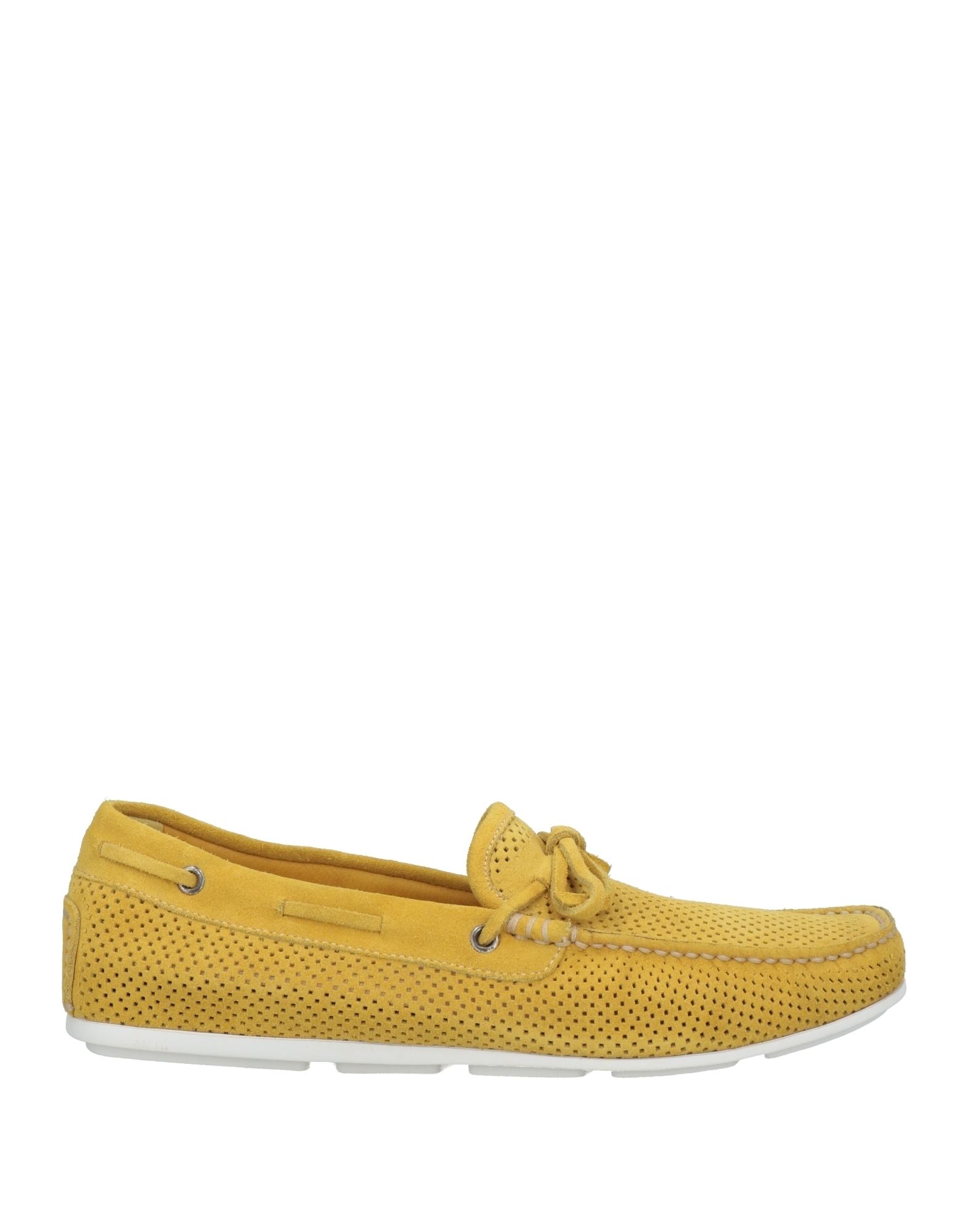 Santoni Loafers In Yellow