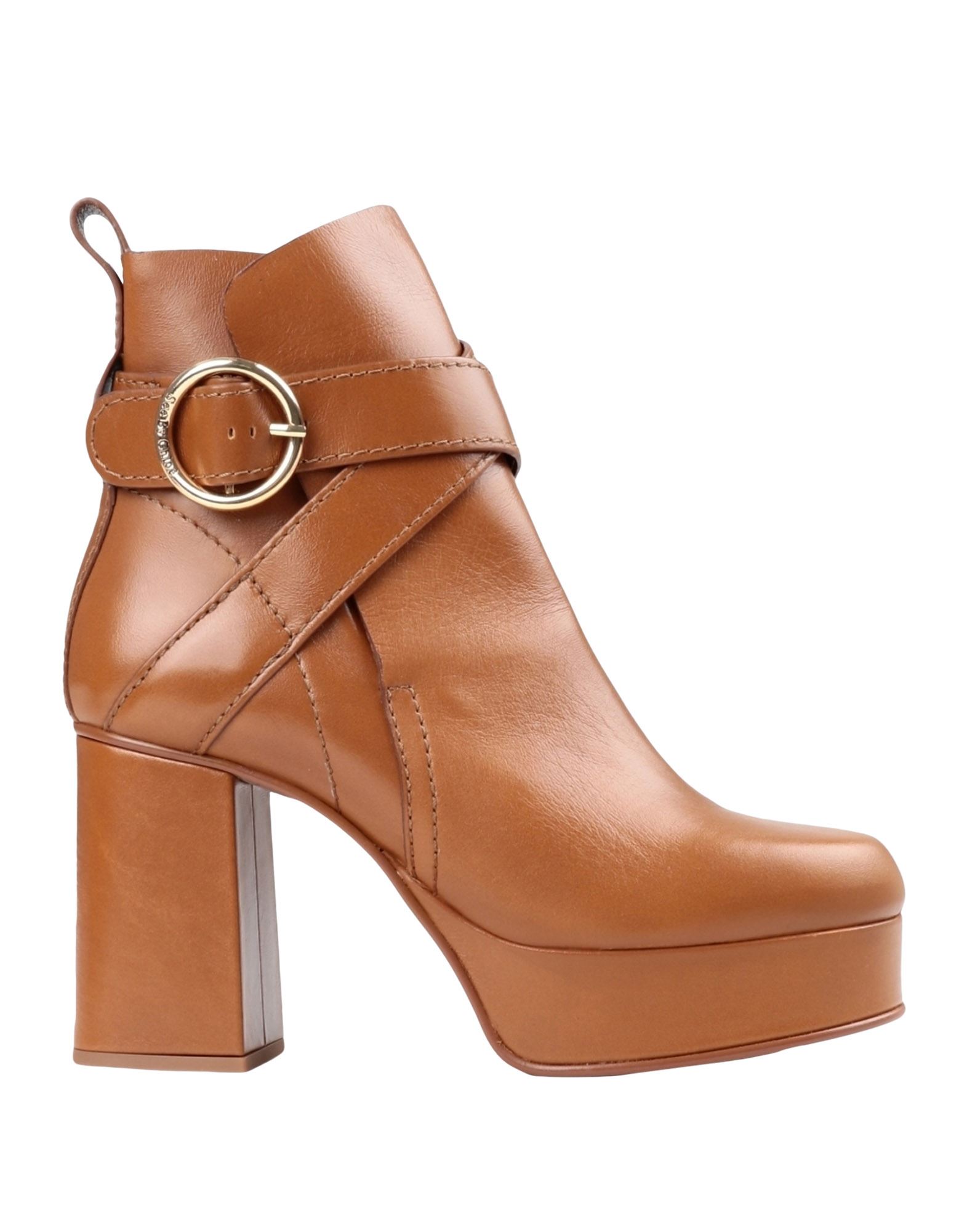 See By Chloé Ankle Boots In Brown