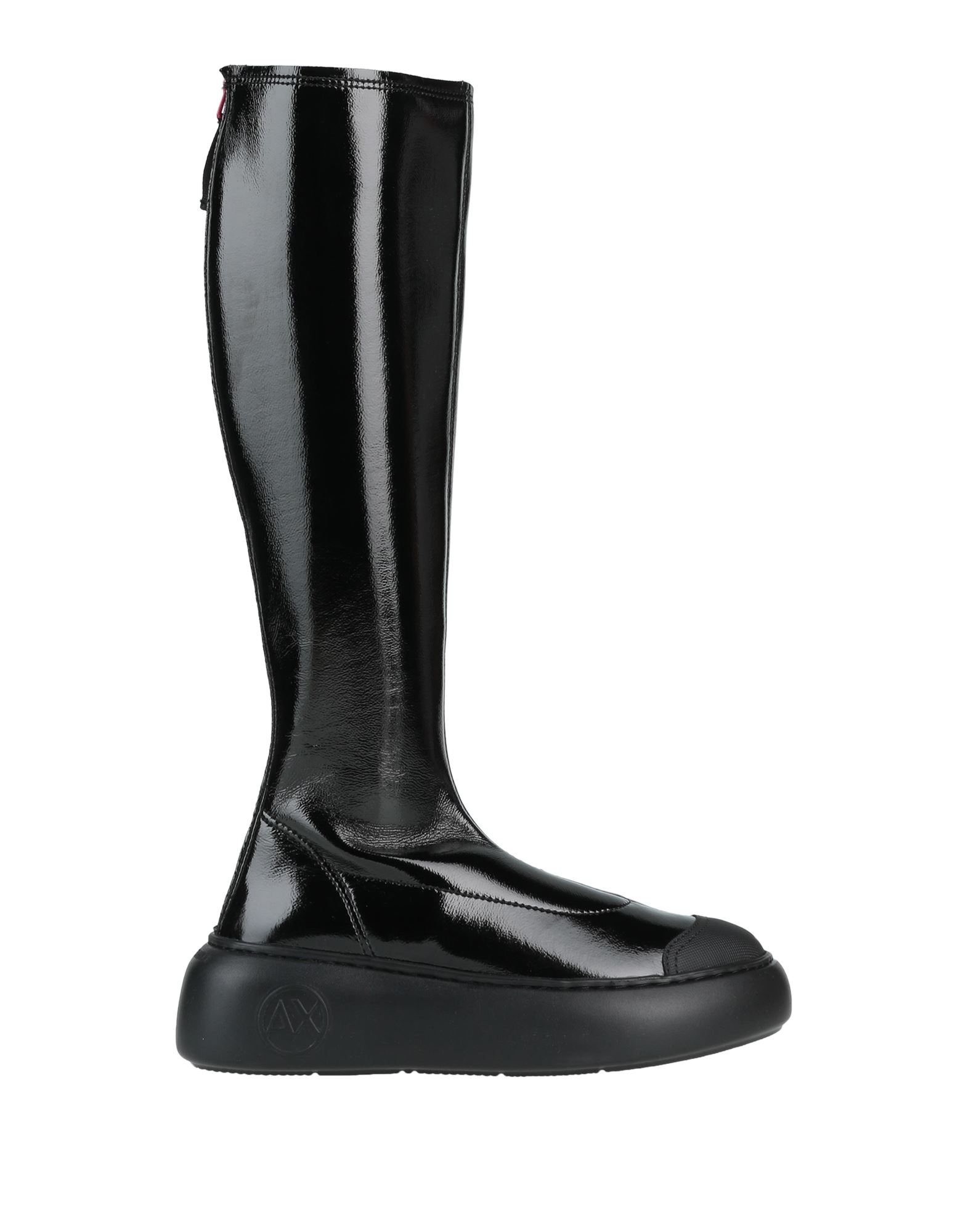 Armani Exchange Knee Boots In Black | ModeSens