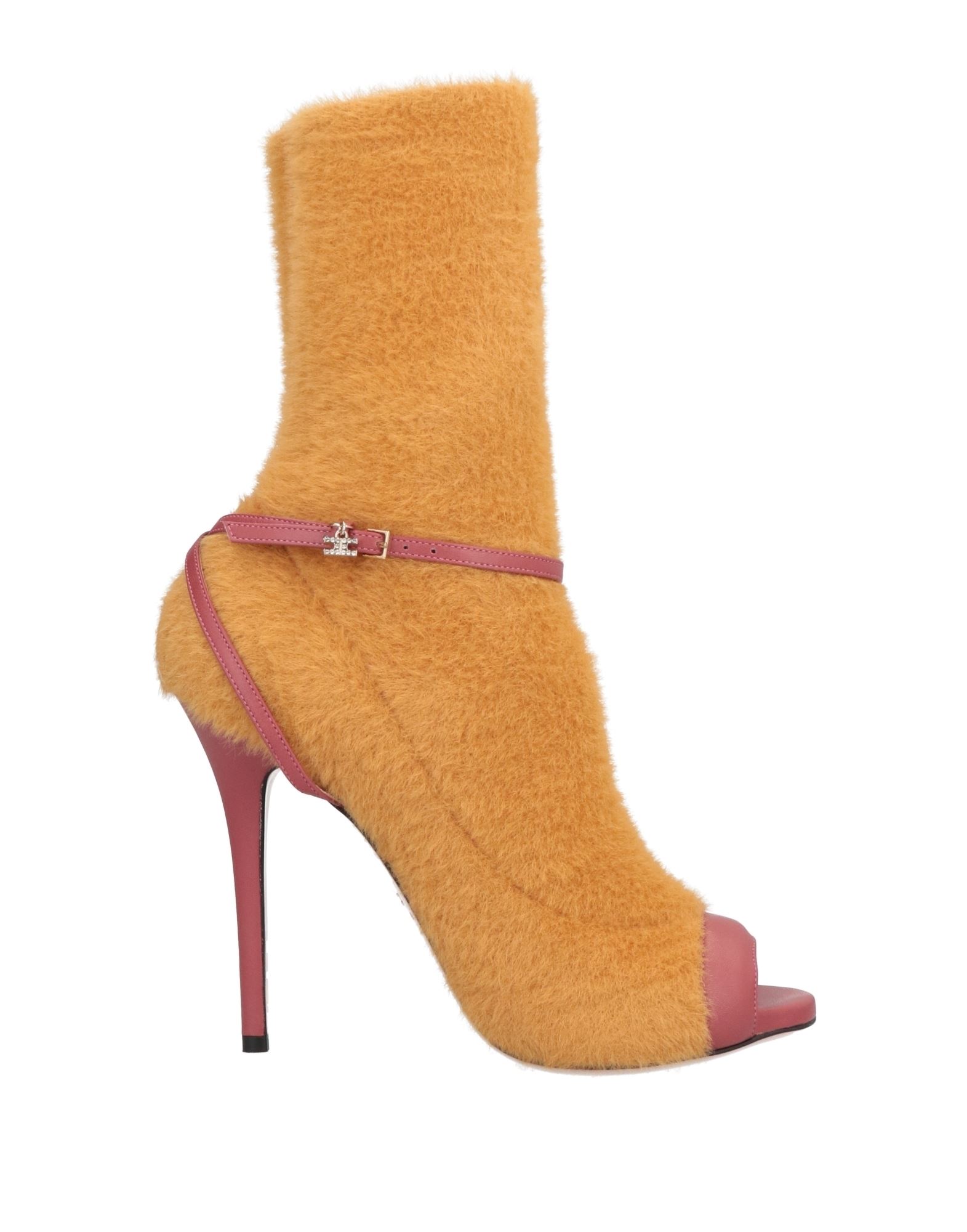 Elisabetta Franchi Ankle Boots In Pastel Pink