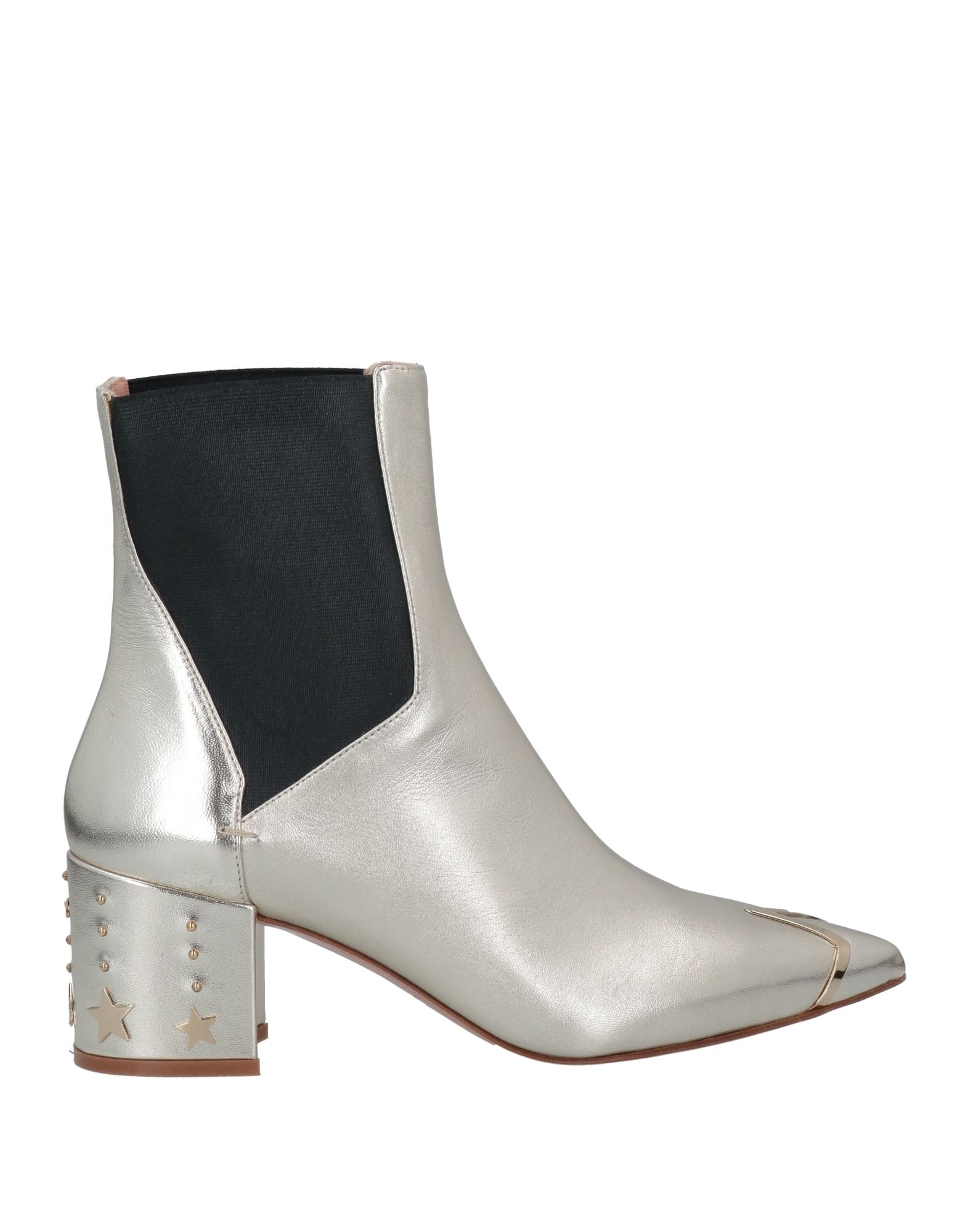 Elisabetta Franchi Ankle Boots In Platinum