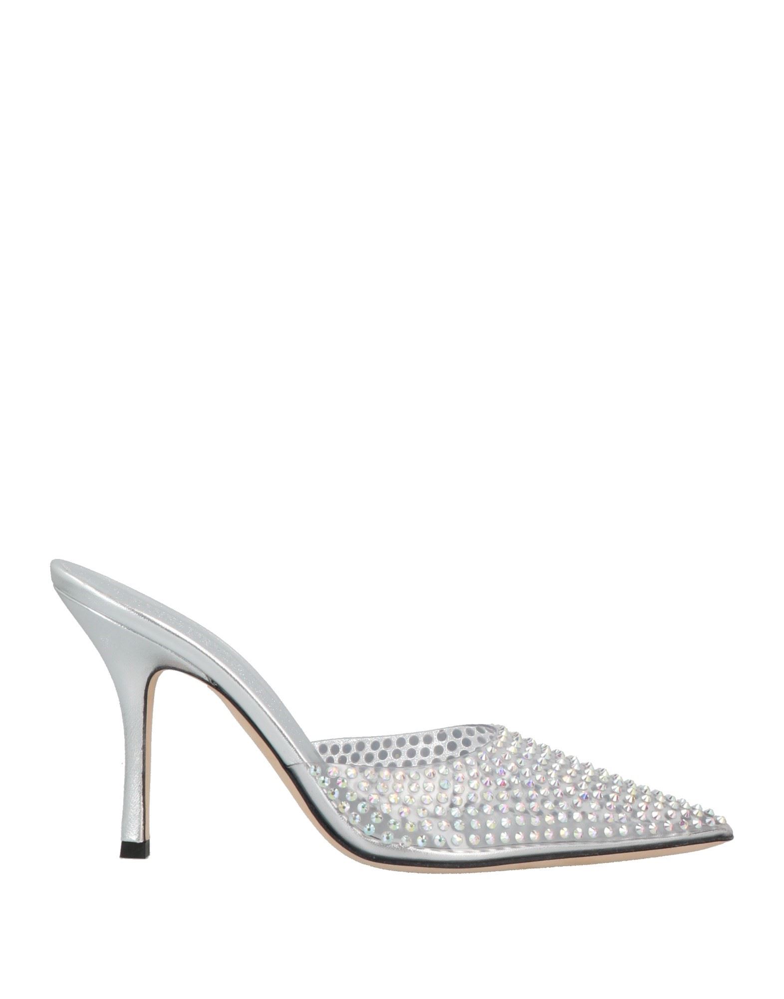 Paris Texas 95mm Hollywood Crystal-embellished Mules In Transparent