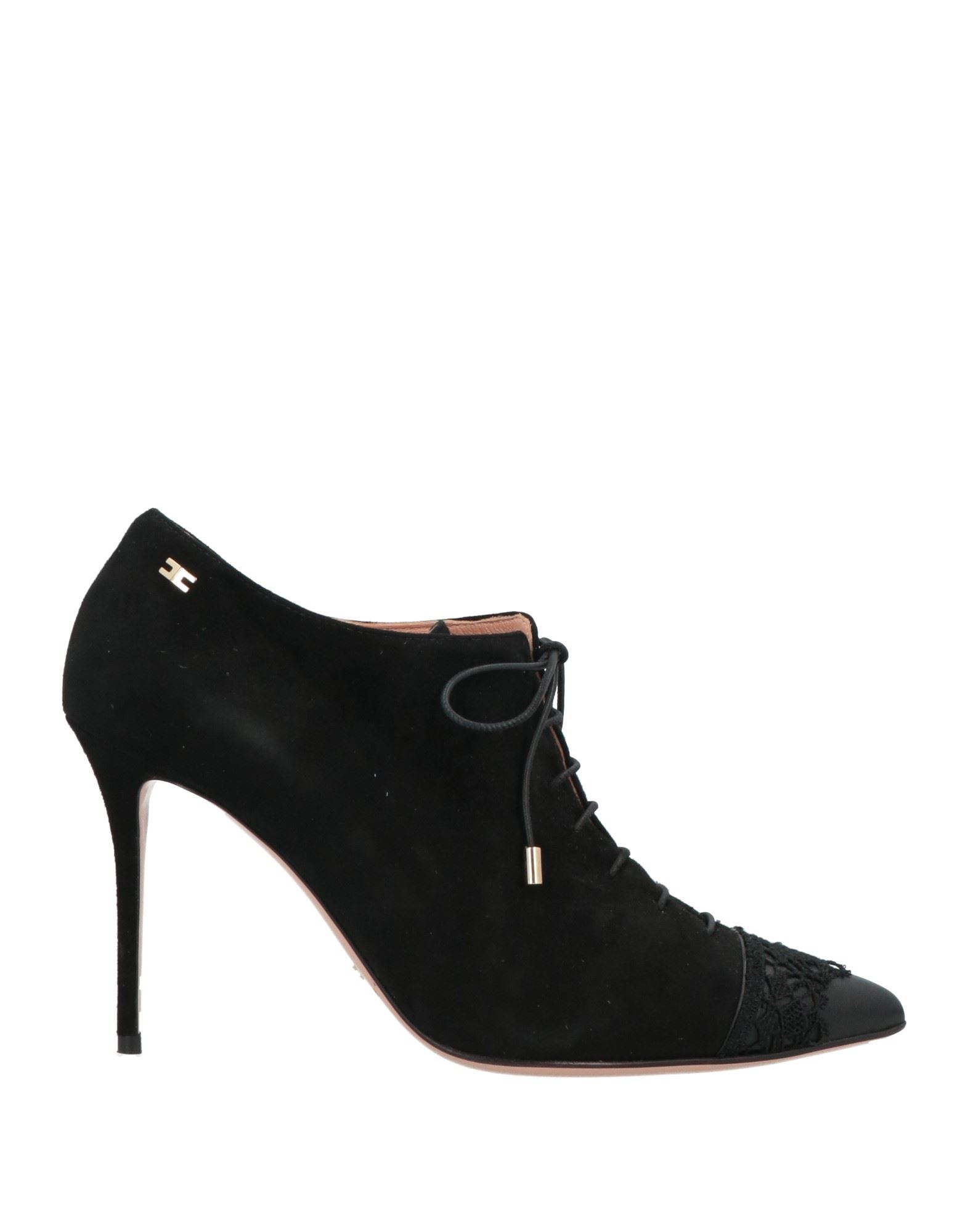 Elisabetta Franchi Lace-up Shoes In Black