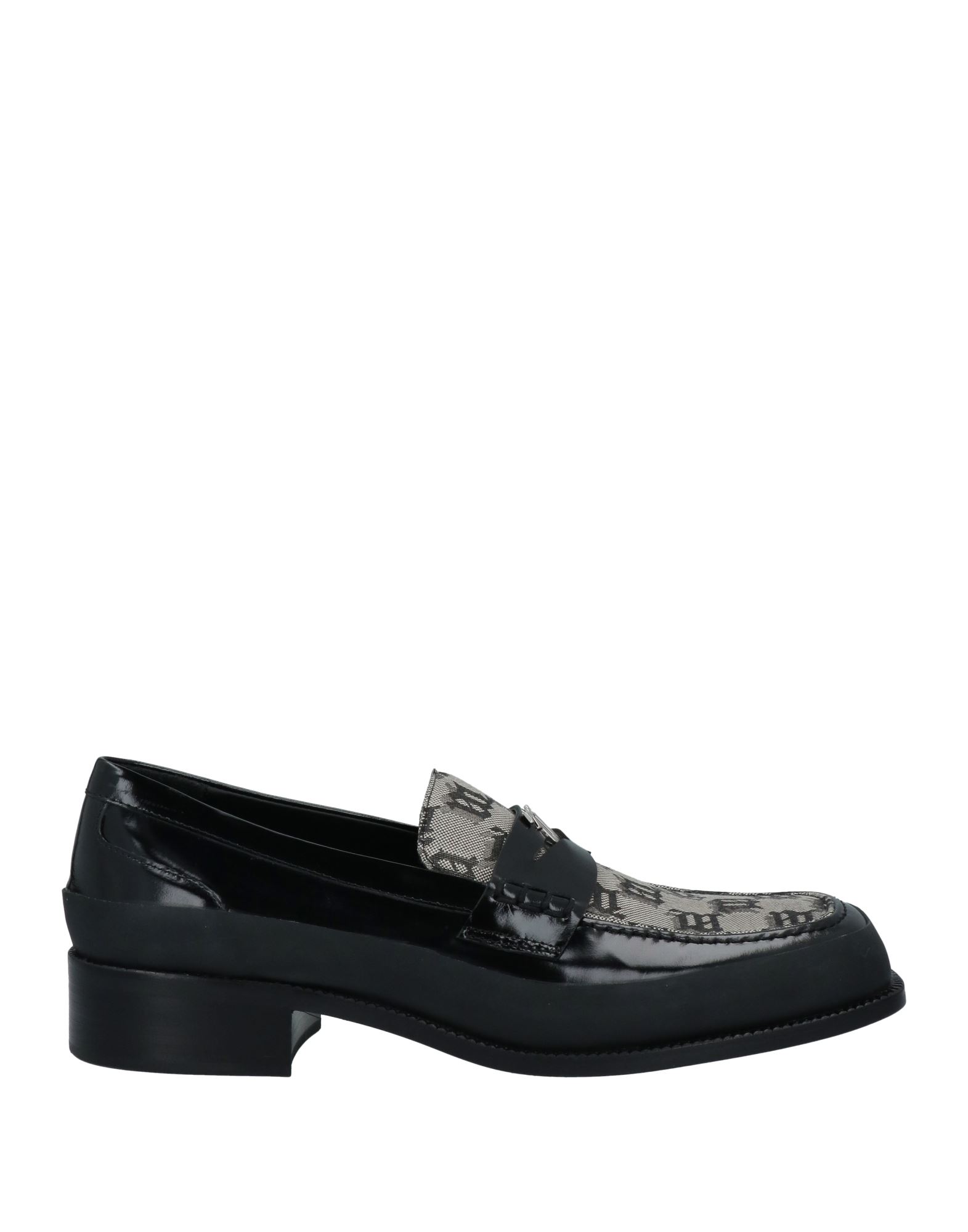 Misbhv The Brutalist Loafer Black Leather Squared Toe Loafer In Black