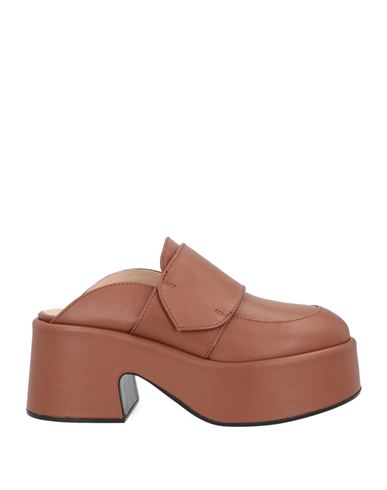 N°21 Woman Mules & Clogs Brown Size 8 Soft Leather