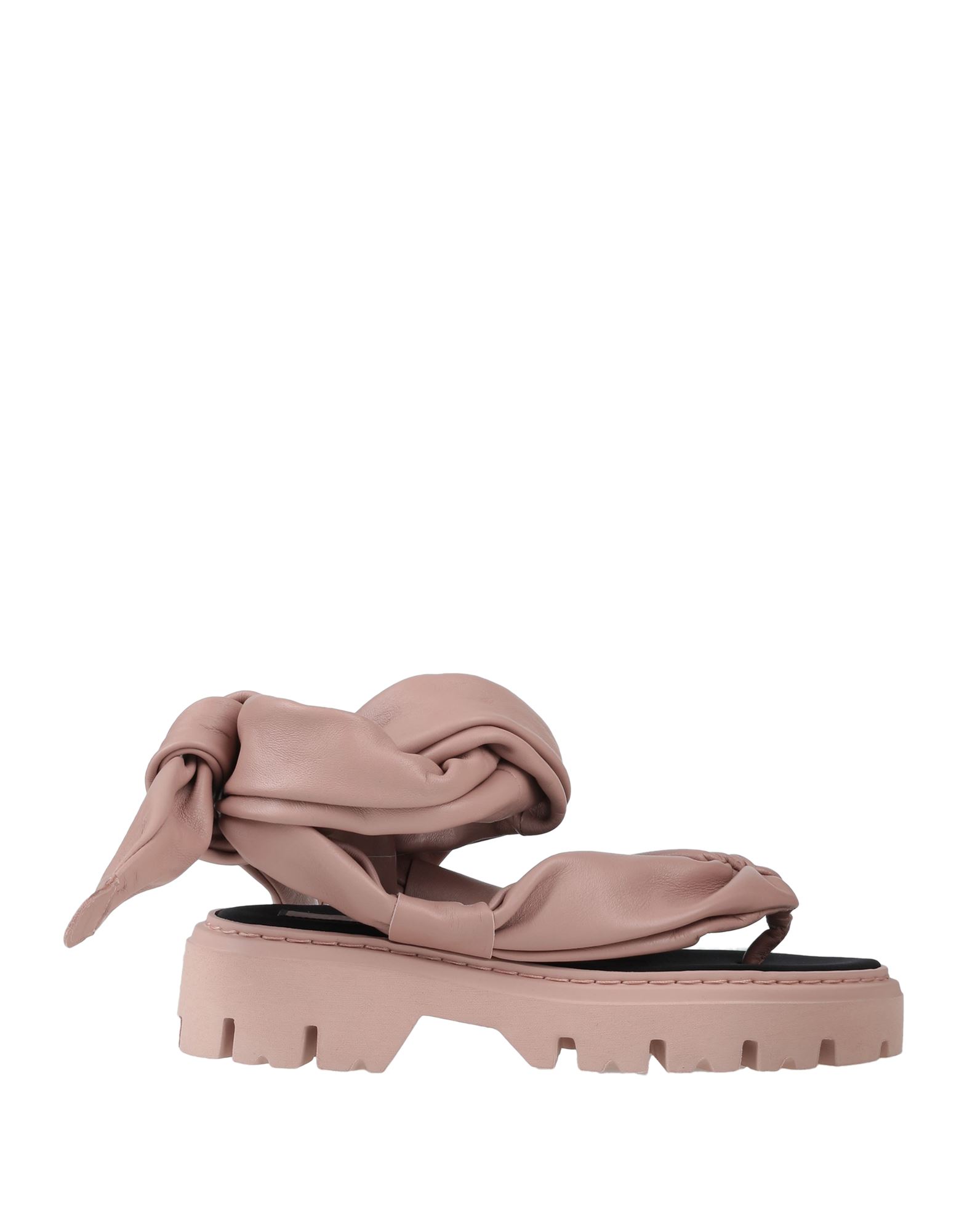 Ndegree21 Toe Strap Sandals In Pink