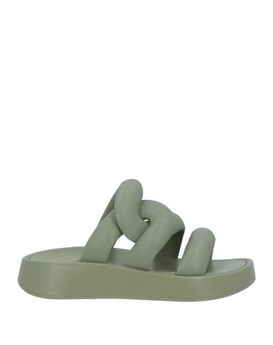 Ash Woman Sandals Sage Green Size 6 Soft Leather