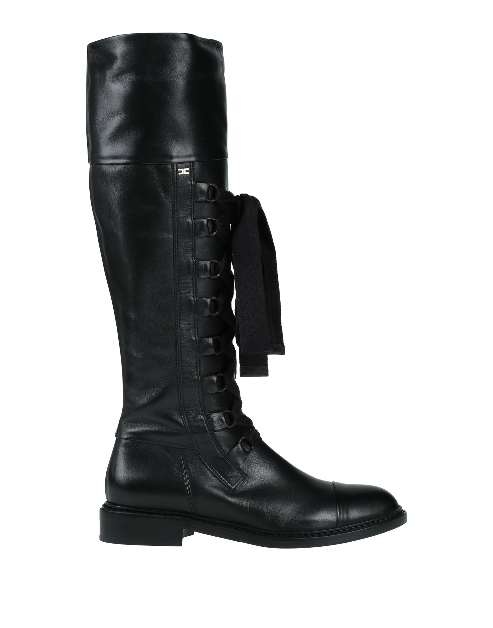 Elisabetta Franchi Knee Boots In Black