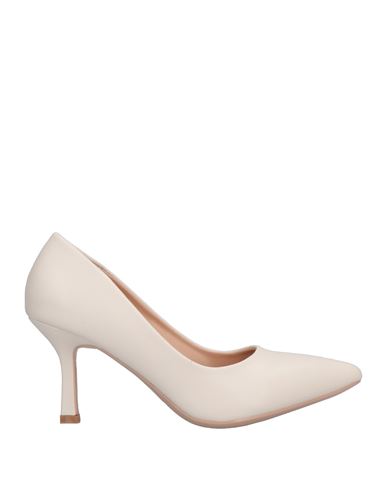 Francesco Milano Woman Pumps Ivory Size 8 Soft Leather In White