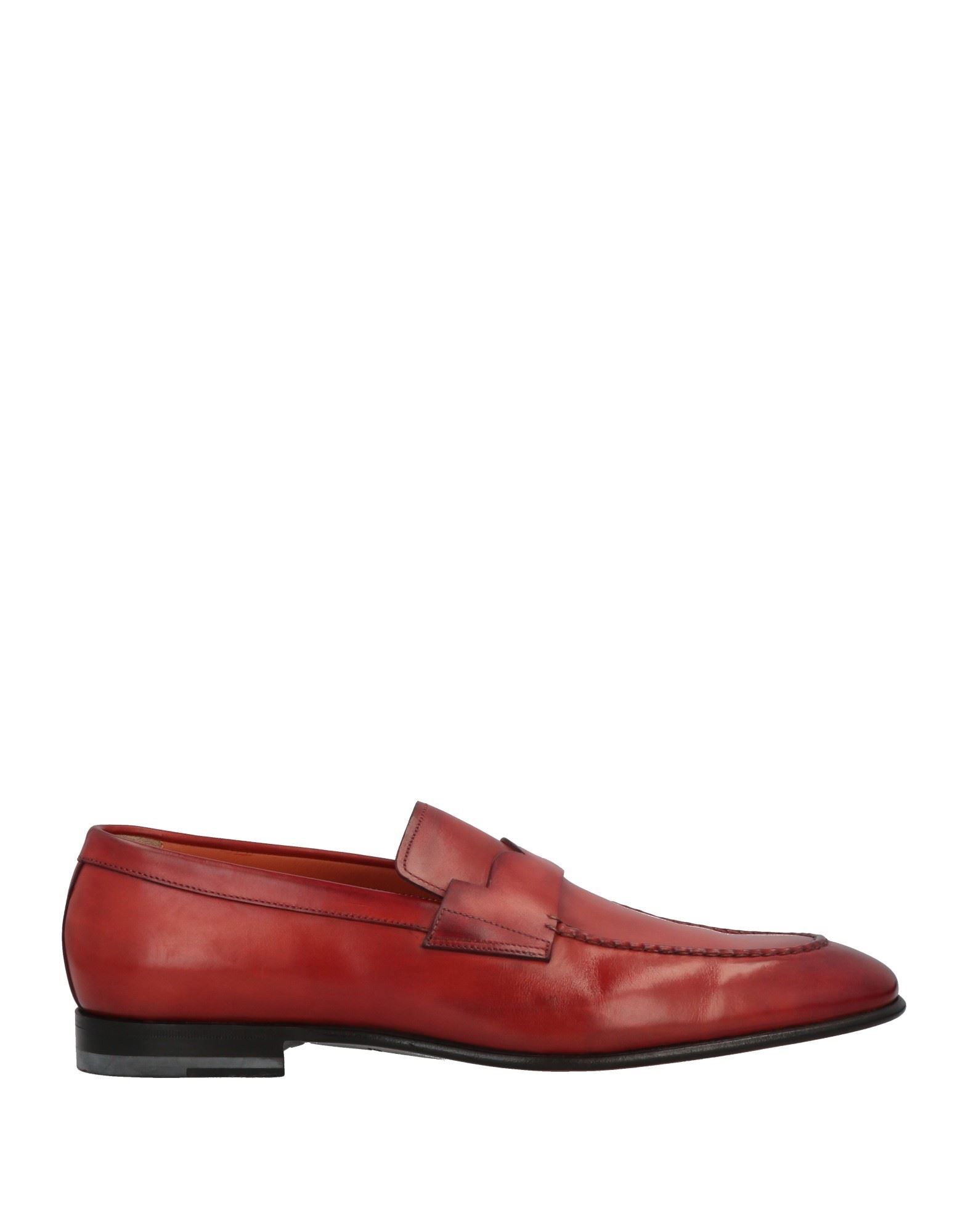 Santoni Loafers In Rust | ModeSens